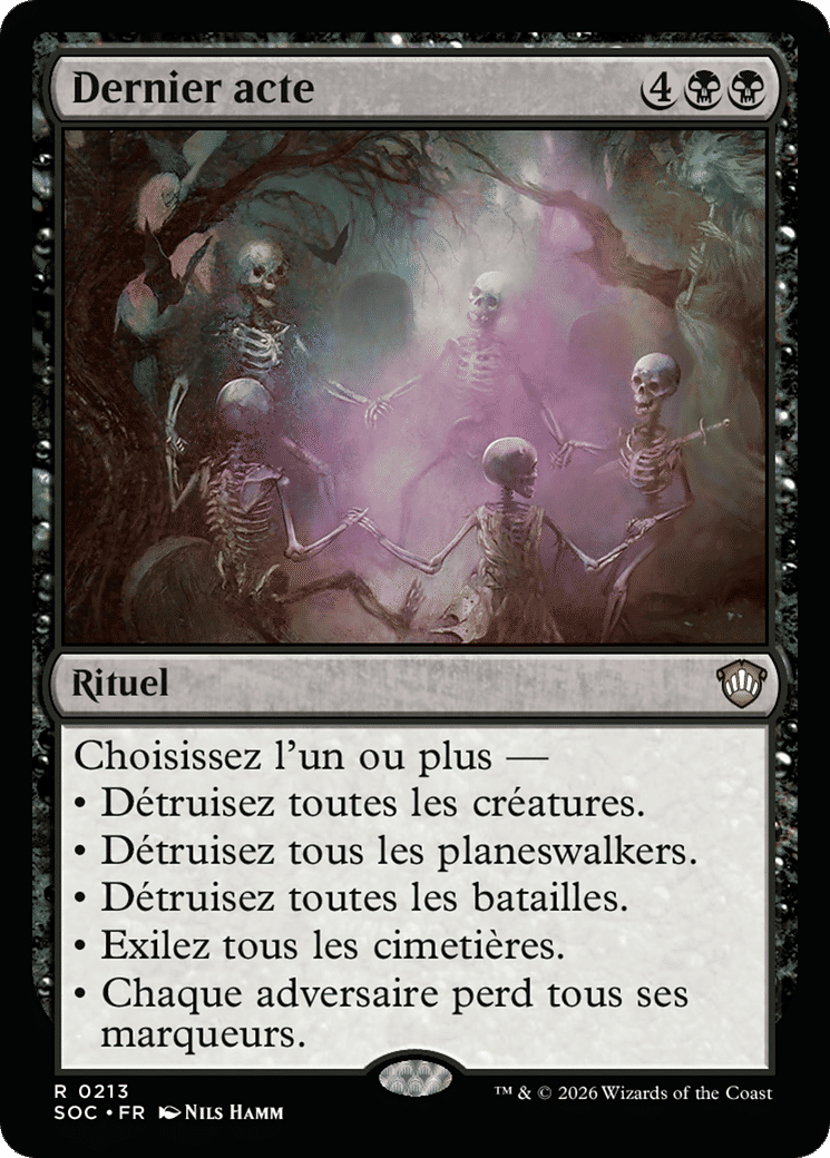 Dernier acte — Secrets of Strixhaven Commander — Magic: The Gathering