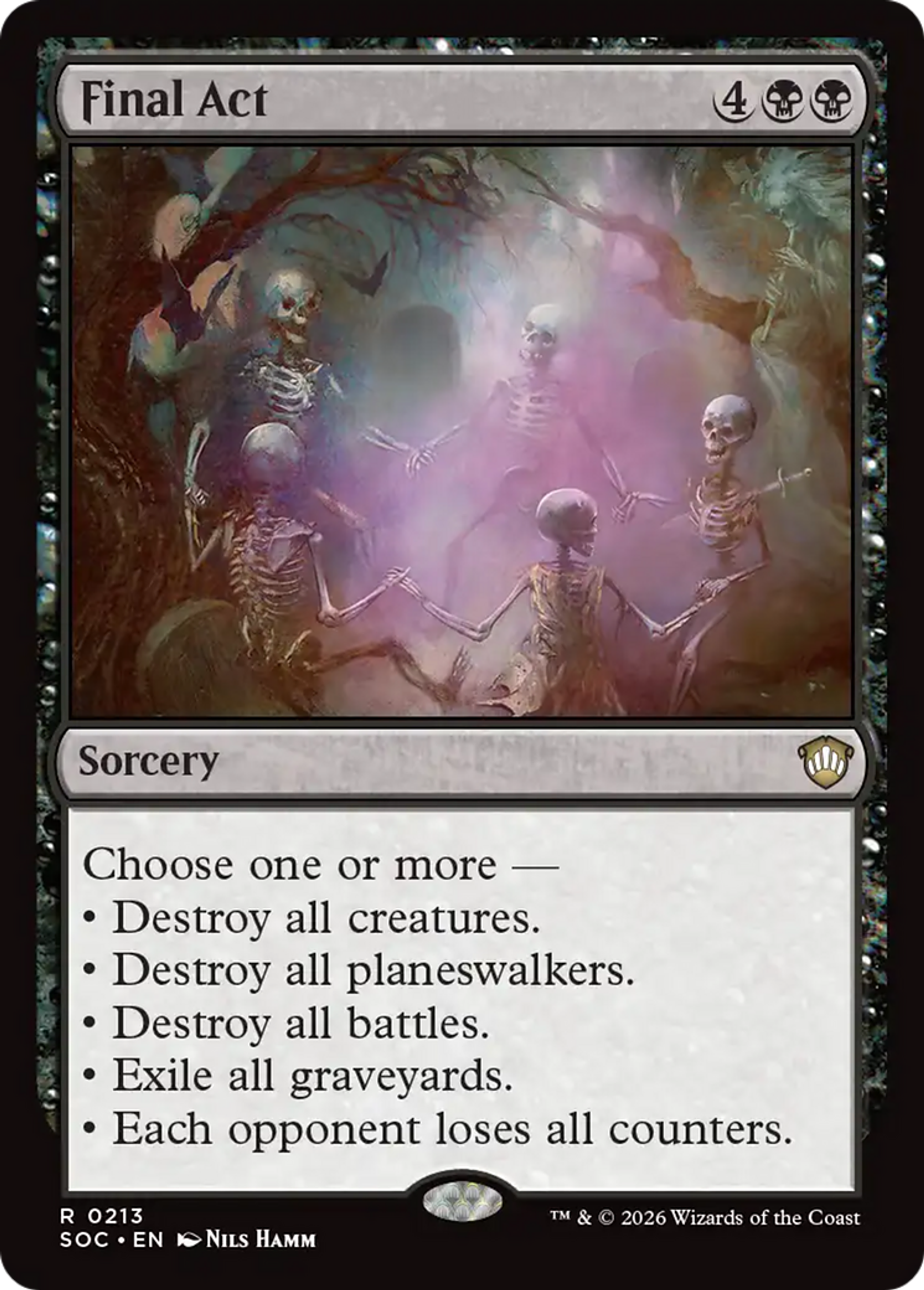 Dernier acte — Secrets of Strixhaven Commander — Magic: The Gathering