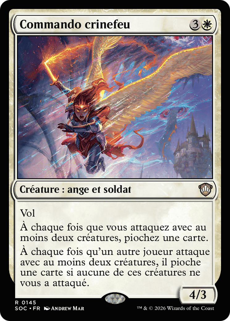 Commando crinefeu — Secrets of Strixhaven Commander — Magic: The Gathering