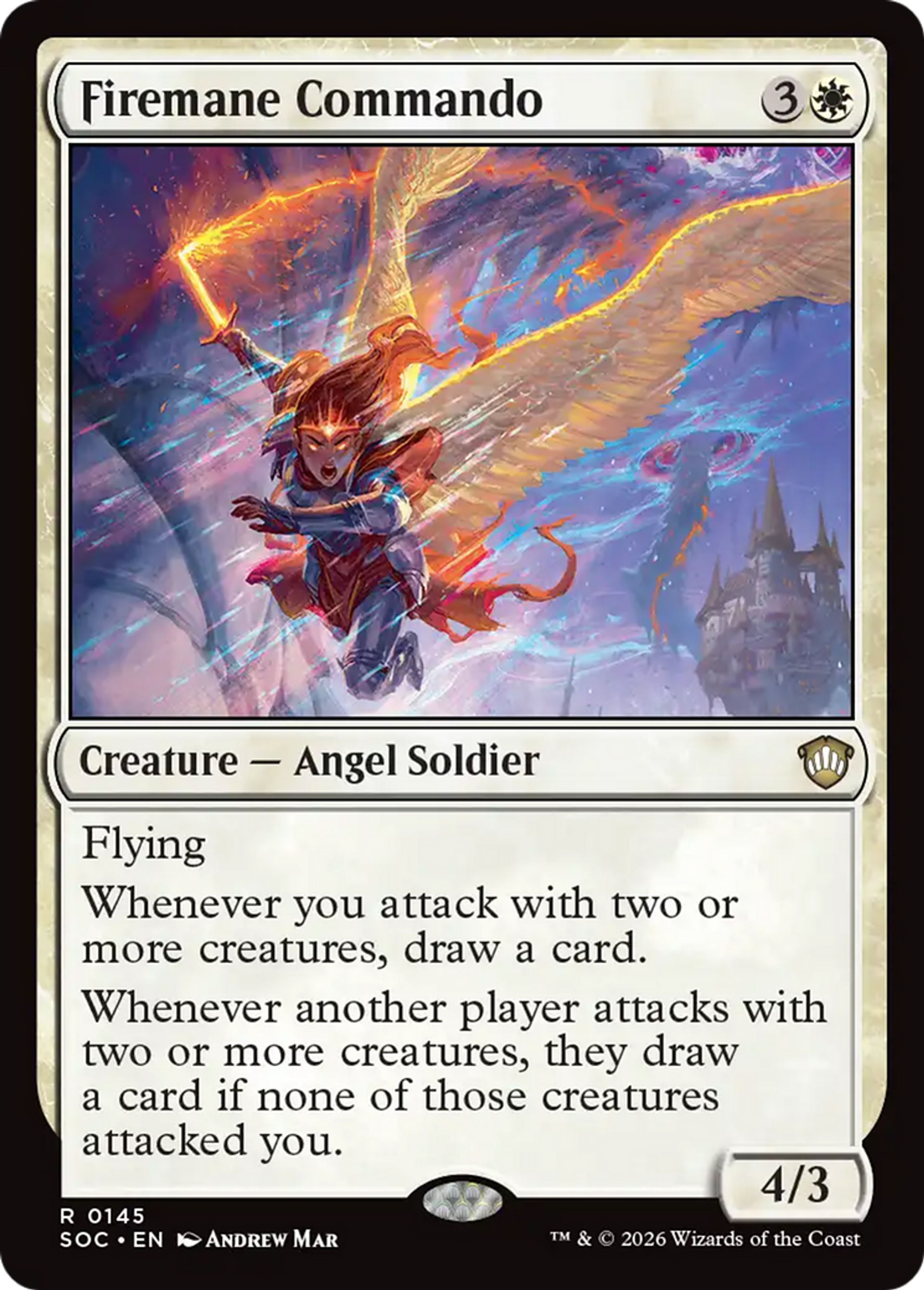 Firemane Commando — Secrets of Strixhaven Commander — Magic: The Gathering