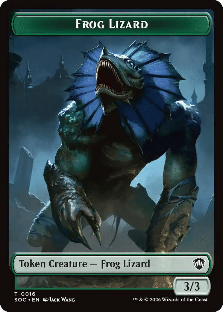 Frog Lizard — Secrets of Strixhaven Commander — Magic: The Gathering