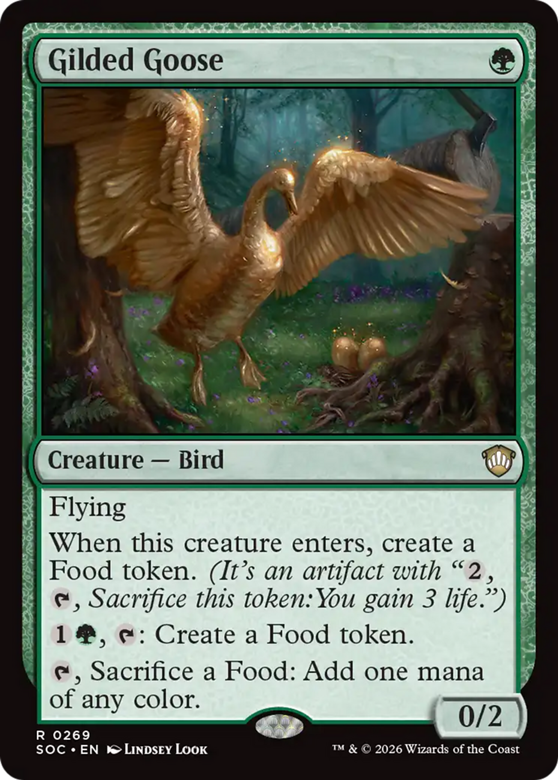 Oie d'or — Secrets of Strixhaven Commander — Magic: The Gathering