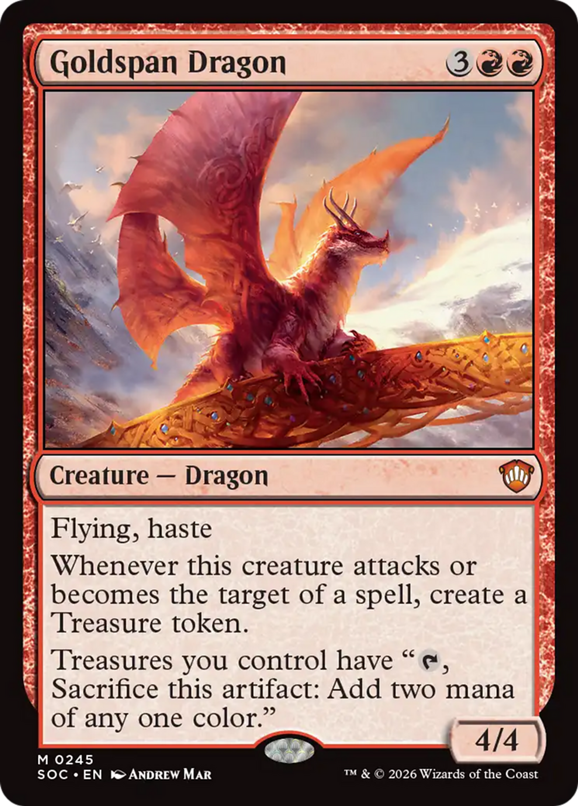 Dragon d'Orpont — Secrets of Strixhaven Commander — Magic: The Gathering