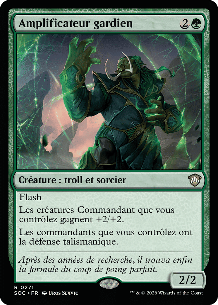 Amplificateur gardien — Secrets of Strixhaven Commander — Magic: The Gathering