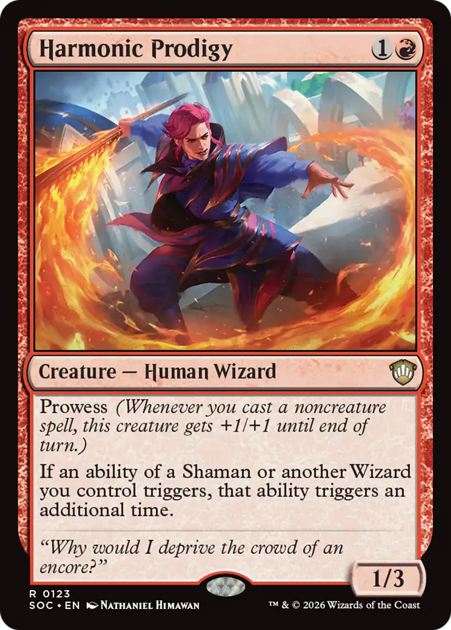 Prodige de l'harmonie — Secrets of Strixhaven Commander — Magic: The Gathering