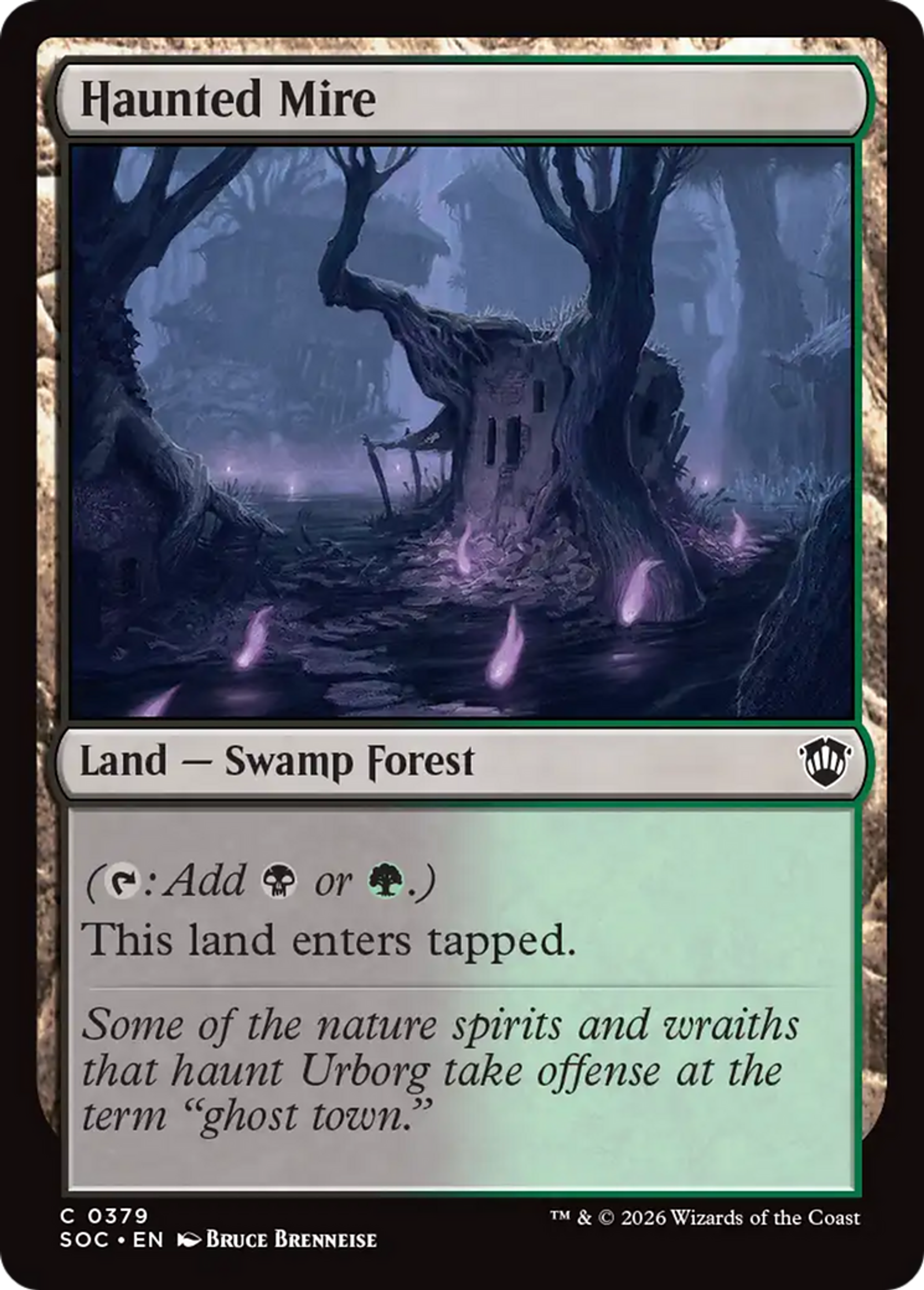 Fondrière hantée — Secrets of Strixhaven Commander — Magic: The Gathering
