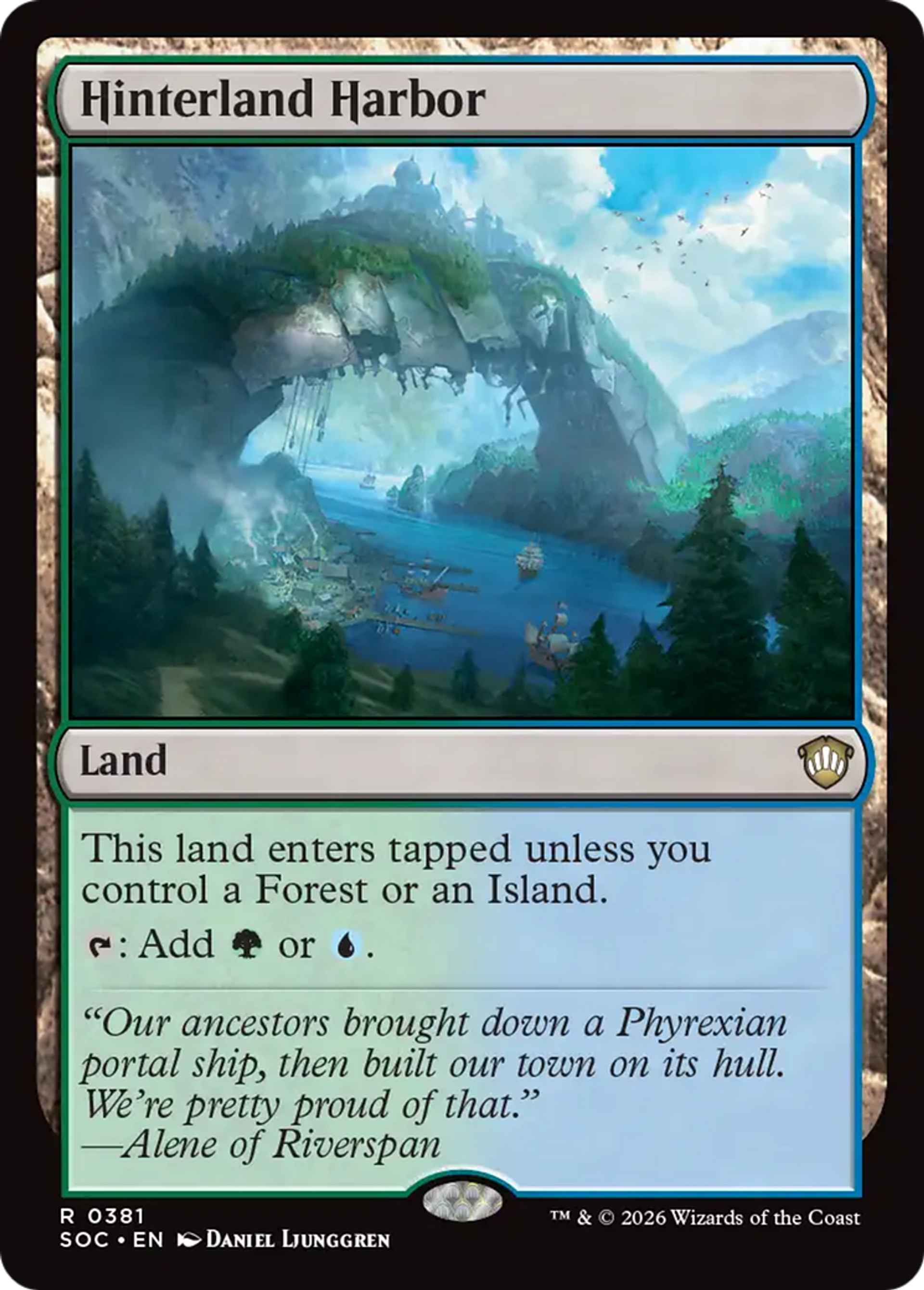 Port de l'arrière-pays — Secrets of Strixhaven Commander — Magic: The Gathering