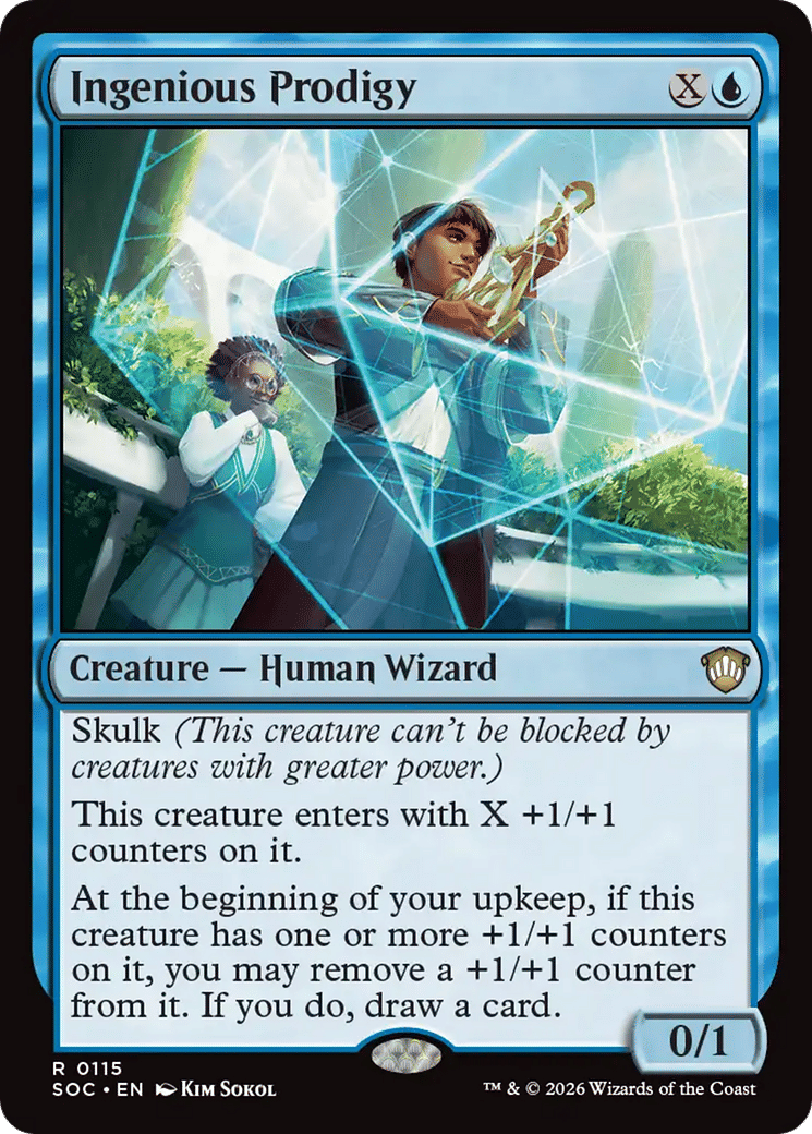 Ingenious Prodigy — Secrets of Strixhaven Commander — Magic: The Gathering