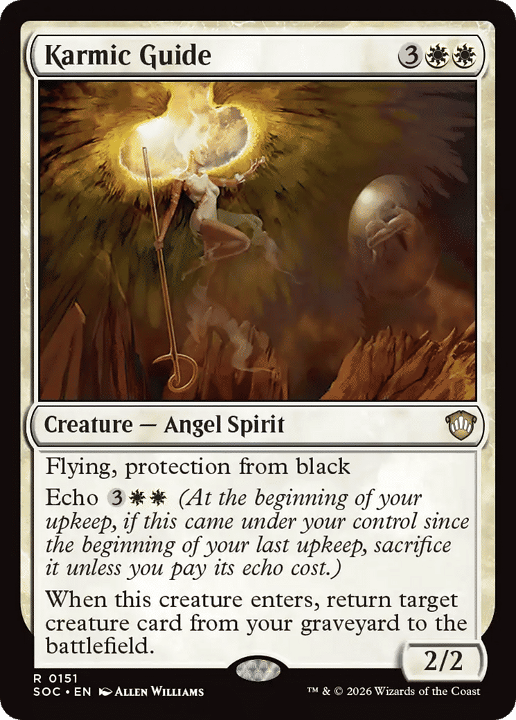Karmic Guide — Secrets of Strixhaven Commander — Magic: The Gathering
