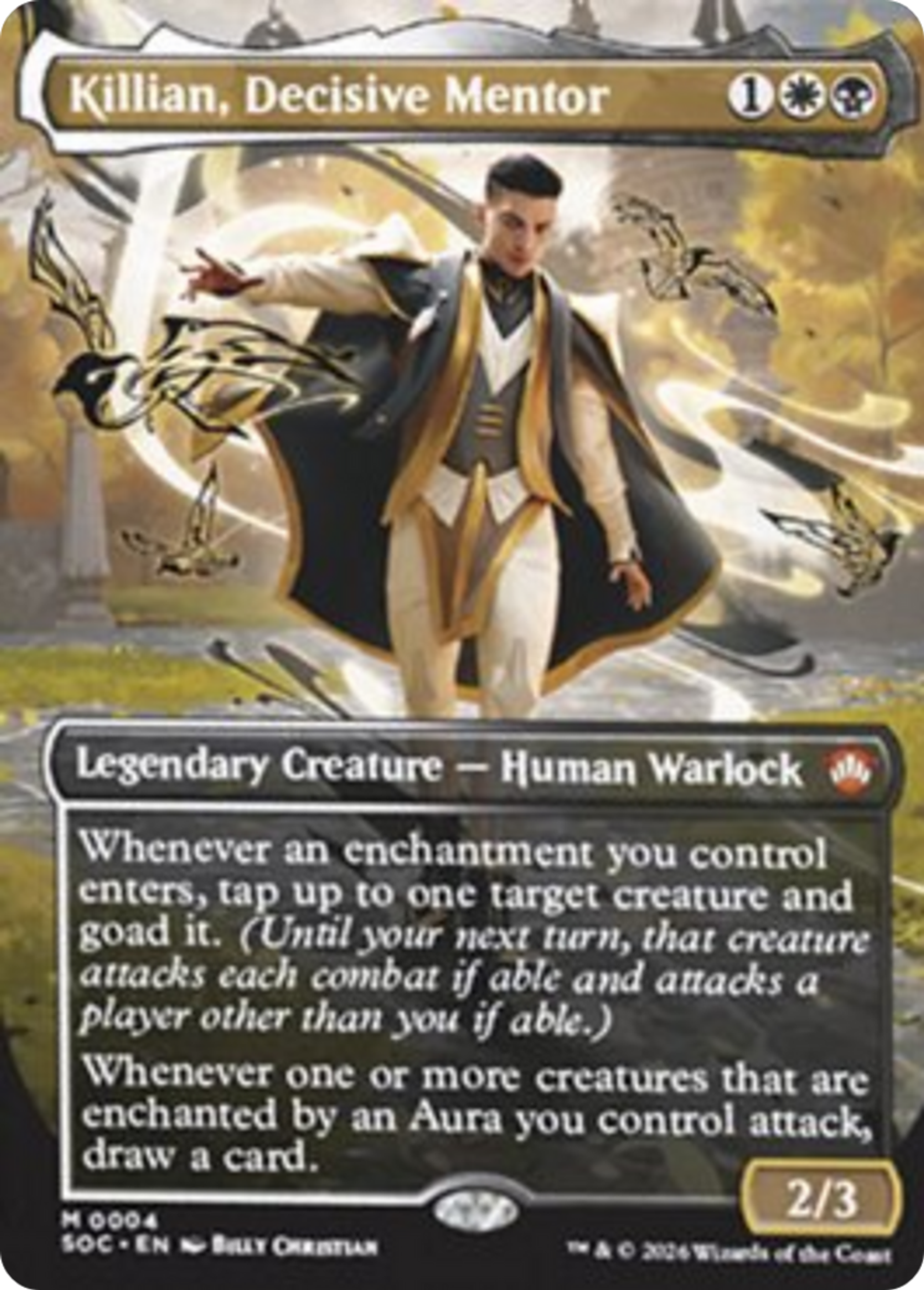 Killian, Decisive Mentor — Secrets of Strixhaven Commander — Magic: The Gathering