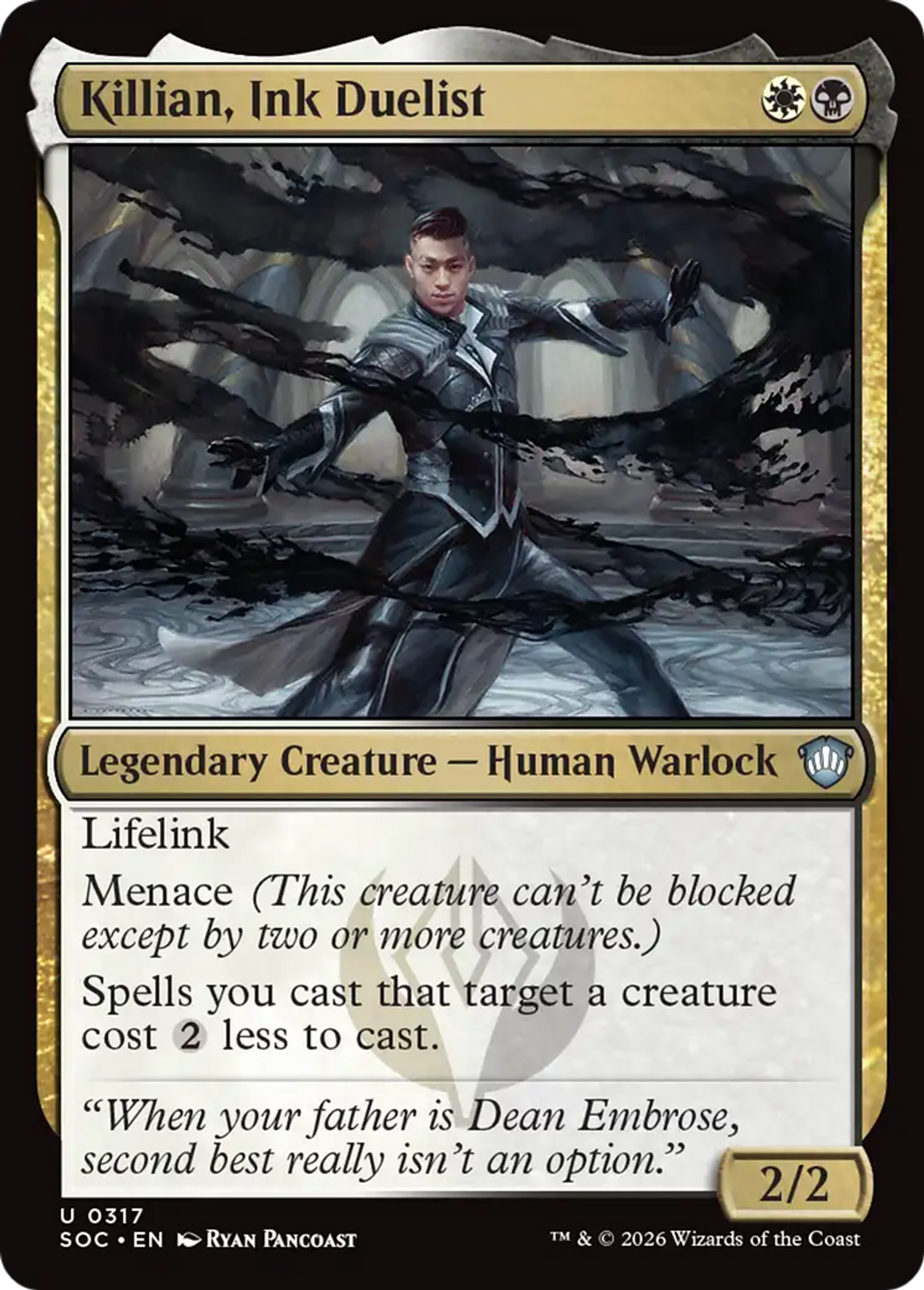 Killian, duelliste d'encre — Secrets of Strixhaven Commander — Magic: The Gathering