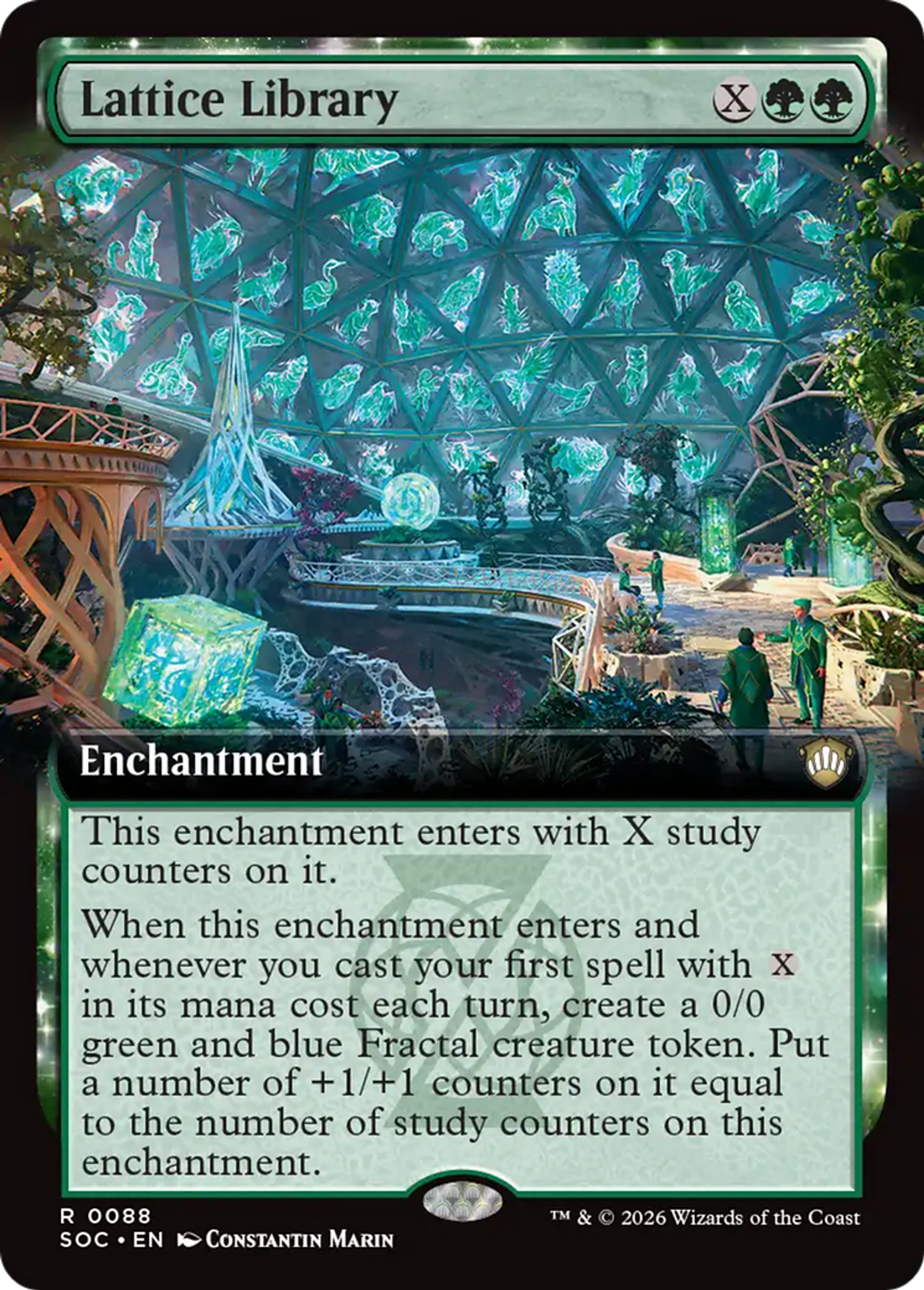 Bibliothèque de treillis — Secrets of Strixhaven Commander — Magic: The Gathering