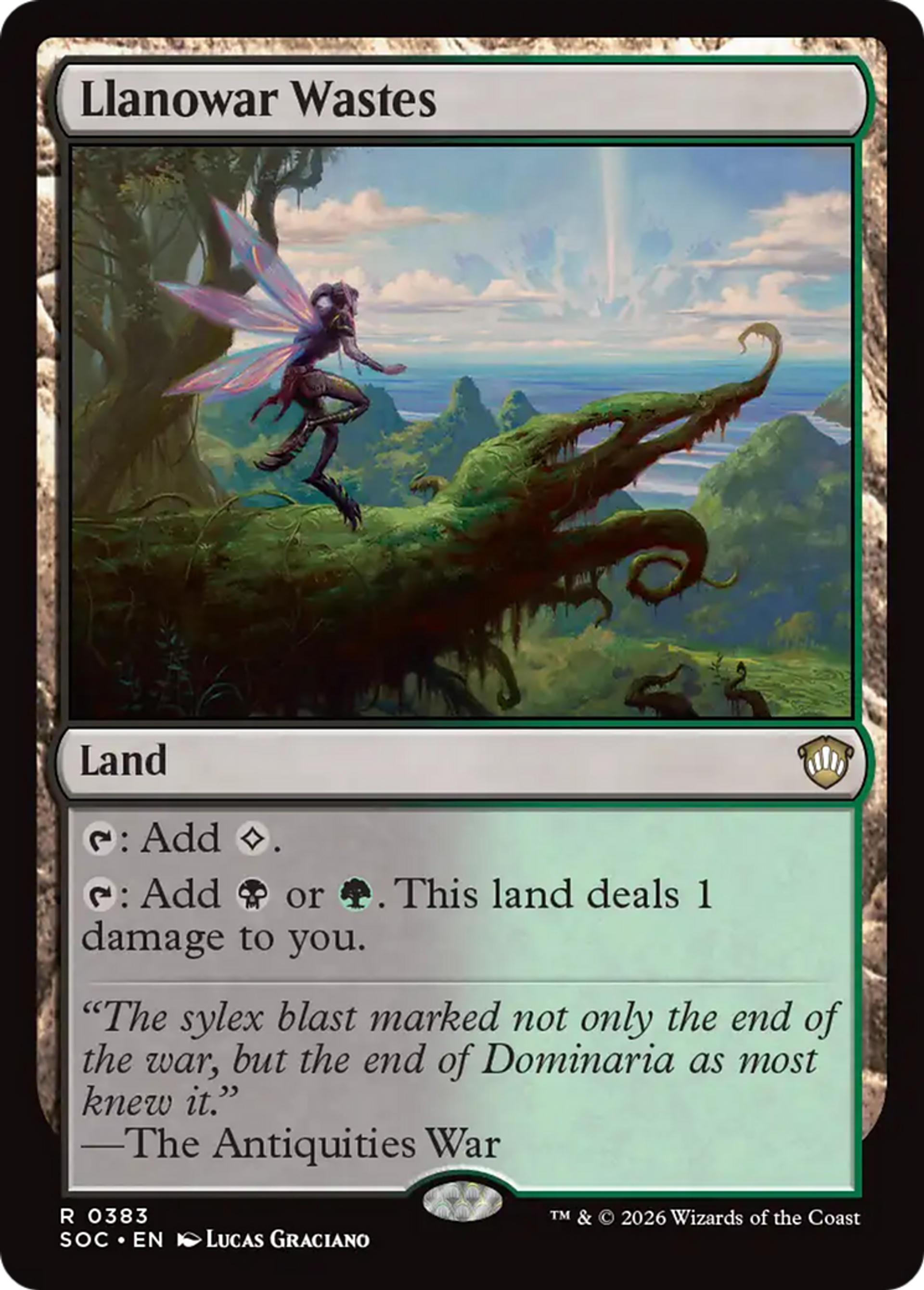 Landes de Llanowar — Secrets of Strixhaven Commander — Magic: The Gathering