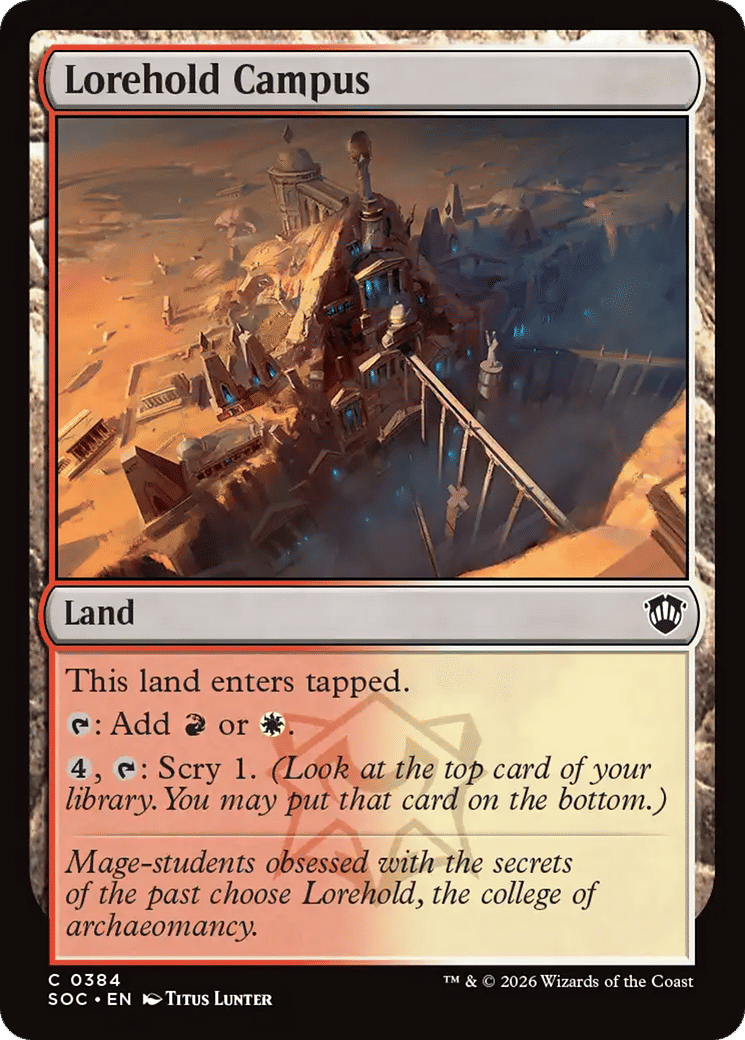 Lorehold Campus — Secrets of Strixhaven Commander — Magic: The Gathering