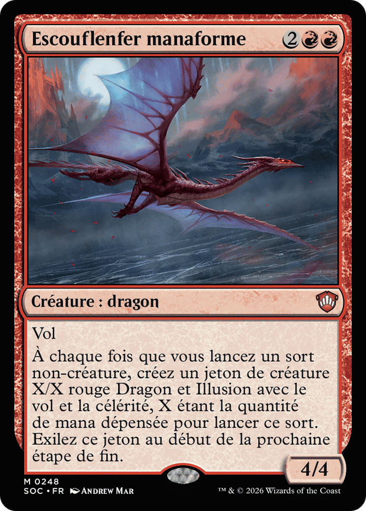 Escouflenfer manaforme — Secrets of Strixhaven Commander — Magic: The Gathering