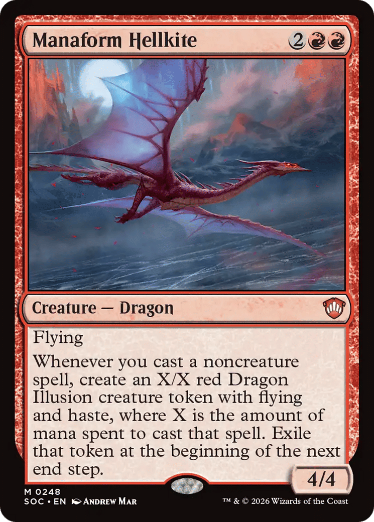 Manaform Hellkite — Secrets of Strixhaven Commander — Magic: The Gathering