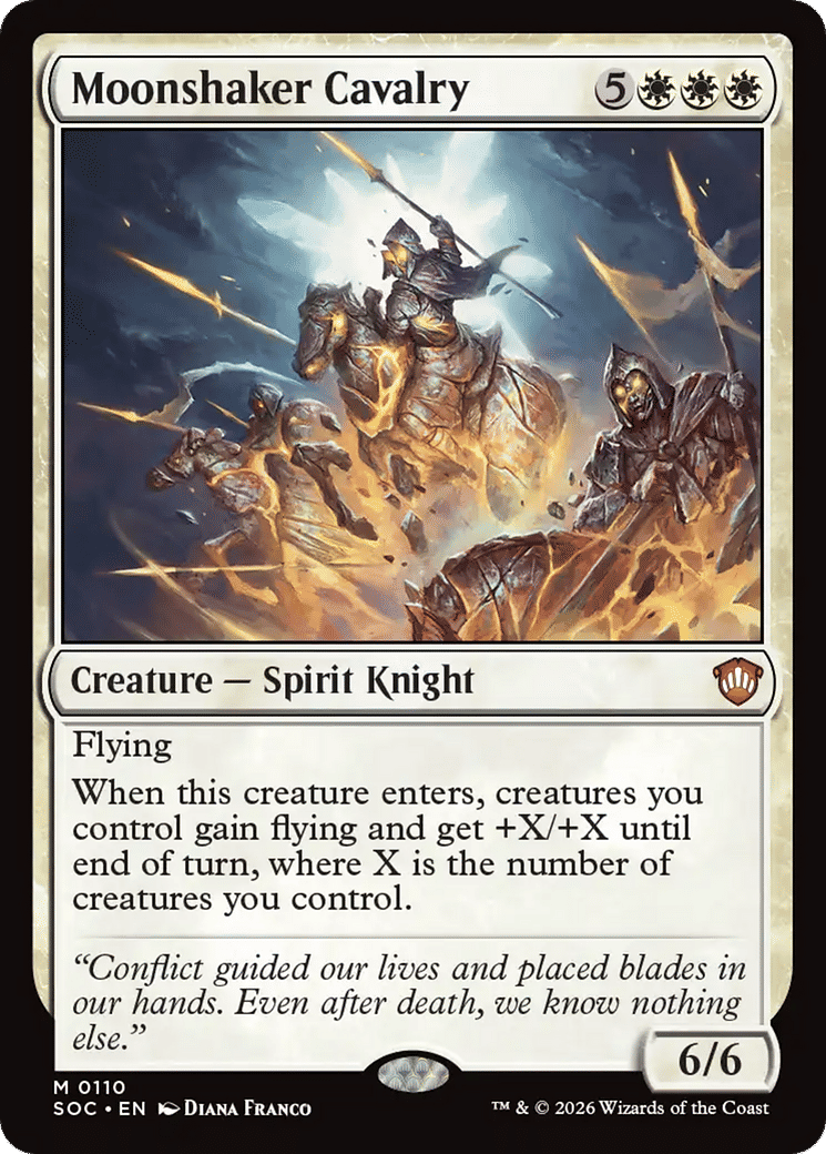 Moonshaker Cavalry — Secrets of Strixhaven Commander — Magic: The Gathering