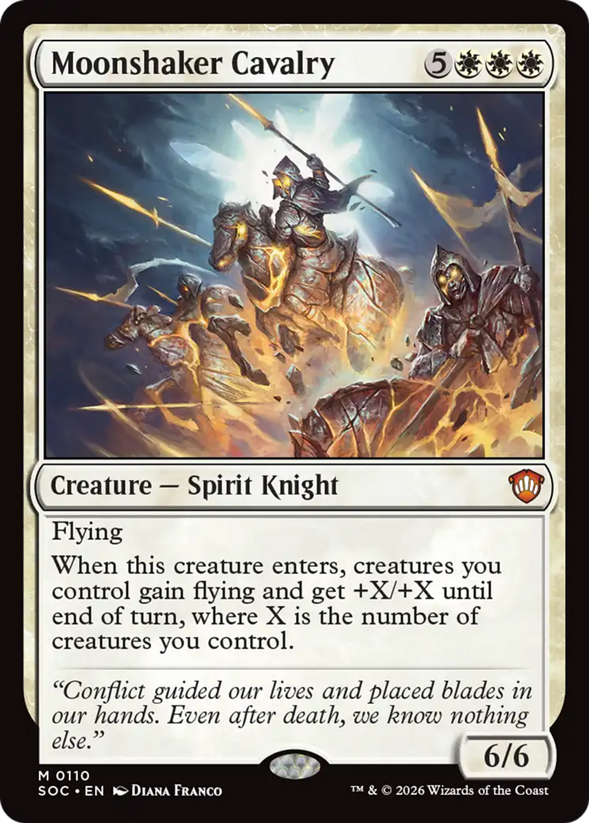 Cavalerie tremblelune — Secrets of Strixhaven Commander — Magic: The Gathering