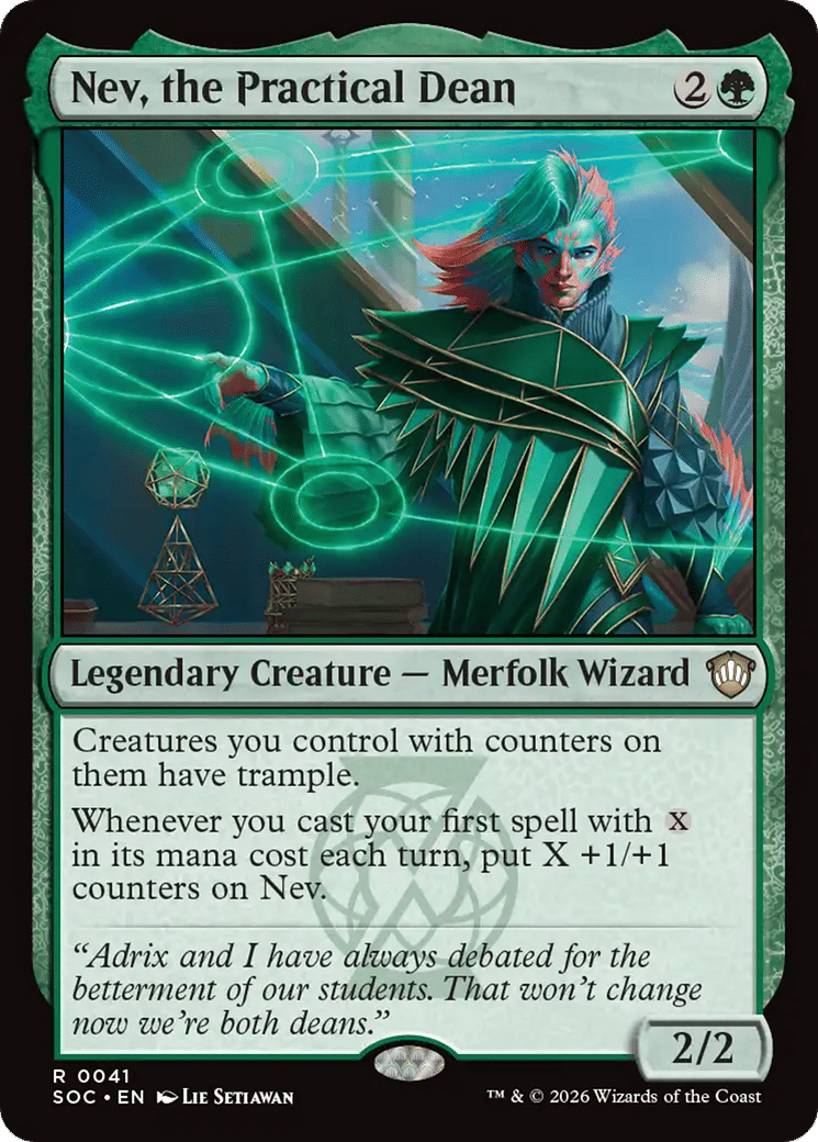 Nev, the Practical Dean — Secrets of Strixhaven Commander — Magic: The Gathering