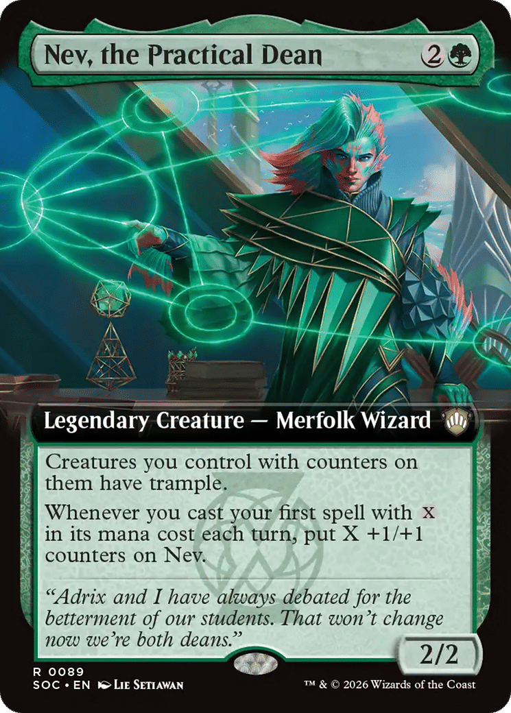 Nev, the Practical Dean — Secrets of Strixhaven Commander — Magic: The Gathering