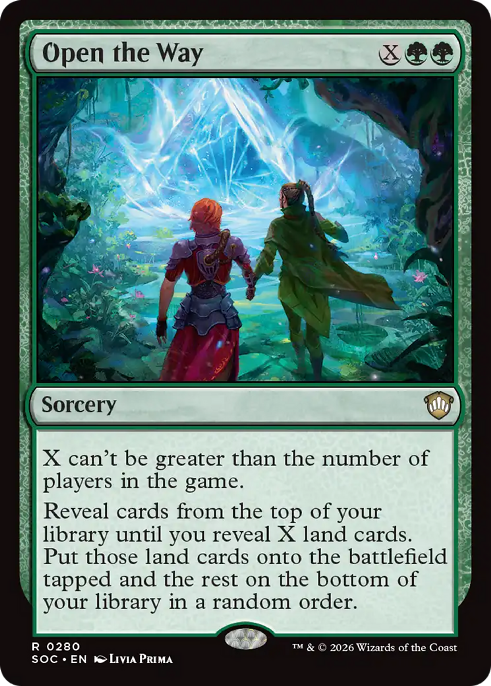 Ouvrir la voie — Secrets of Strixhaven Commander — Magic: The Gathering