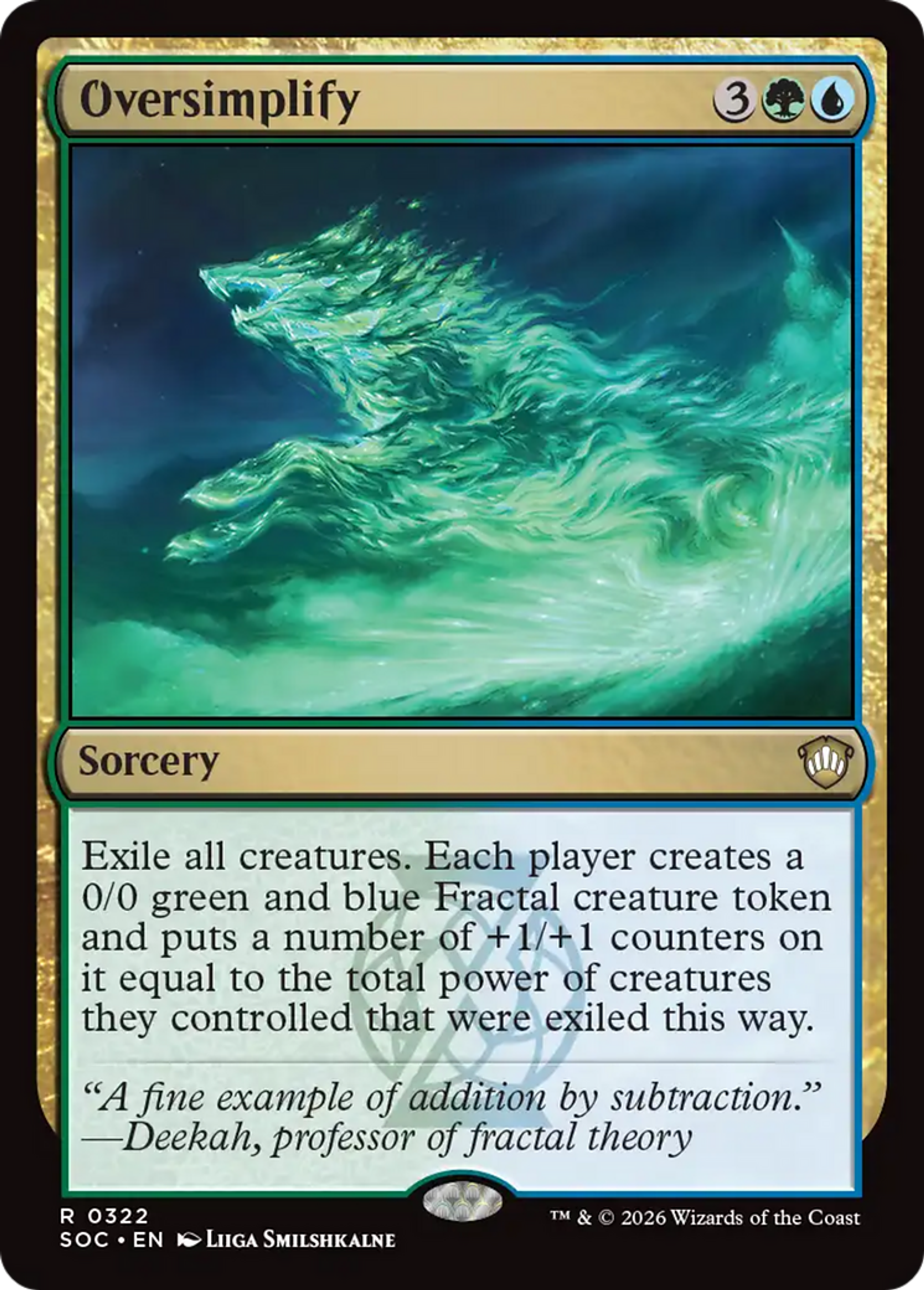 Sursimplifier — Secrets of Strixhaven Commander — Magic: The Gathering