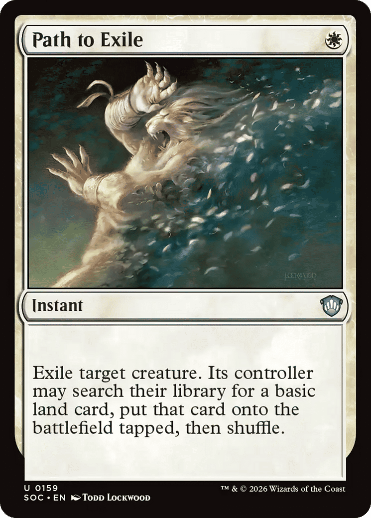 Path to Exile — Secrets of Strixhaven Commander — Magic: The Gathering