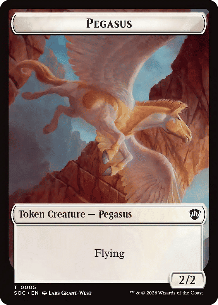 Pegasus — Secrets of Strixhaven Commander — Magic: The Gathering