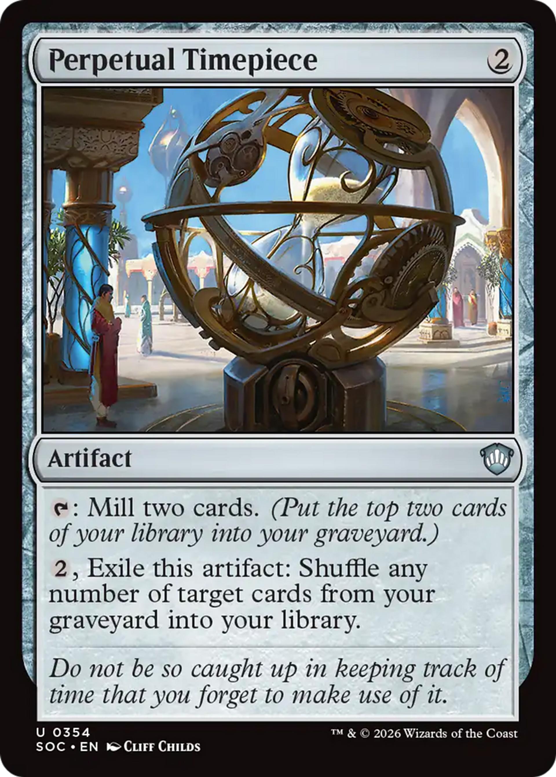 Sablier perpétuel — Secrets of Strixhaven Commander — Magic: The Gathering
