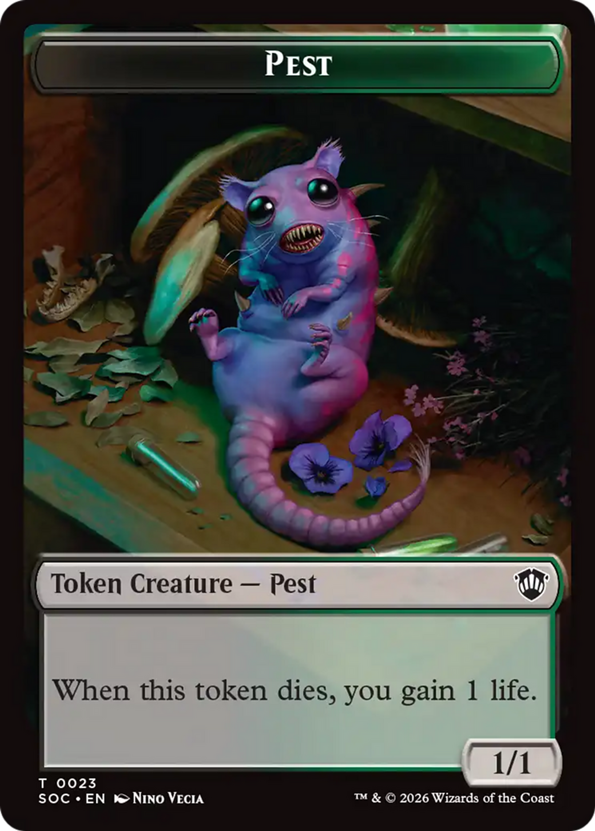 Pest — Secrets of Strixhaven Commander — Magic: The Gathering
