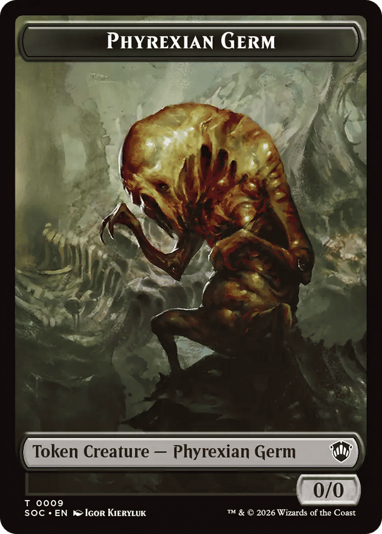 Phyrexian Germ — Secrets of Strixhaven Commander — Magic: The Gathering