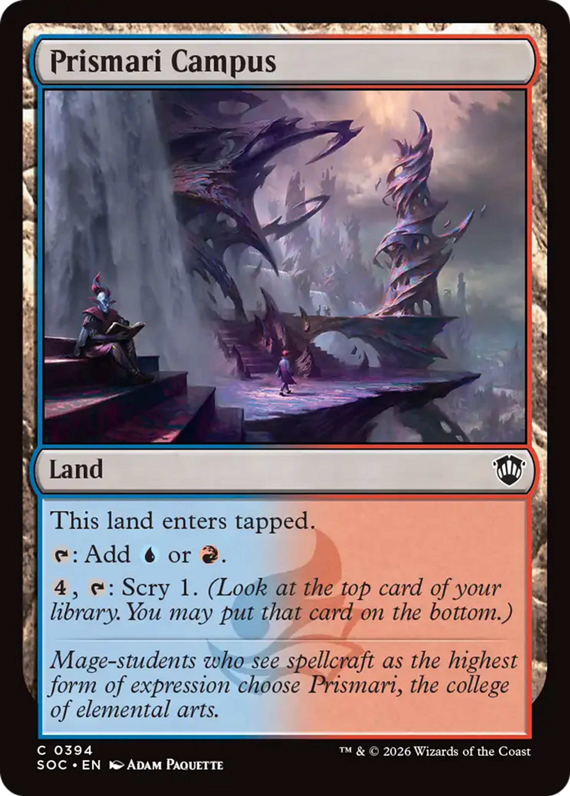 Campus de Prismari — Secrets of Strixhaven Commander — Magic: The Gathering