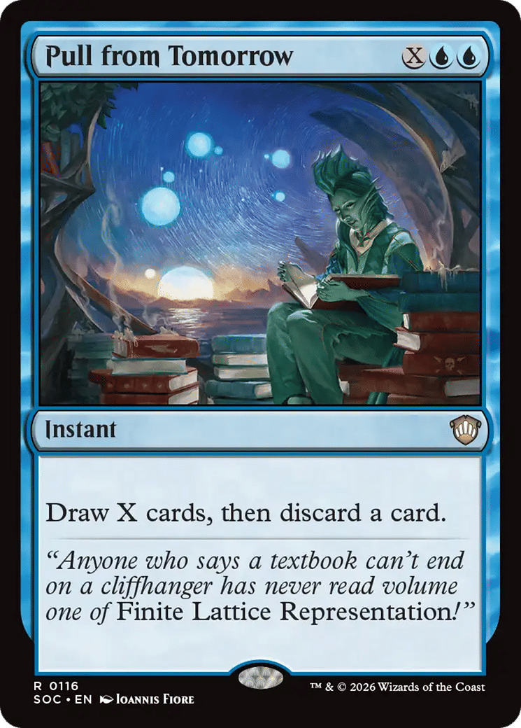 Pull from Tomorrow — Secrets of Strixhaven Commander — Magic: The Gathering