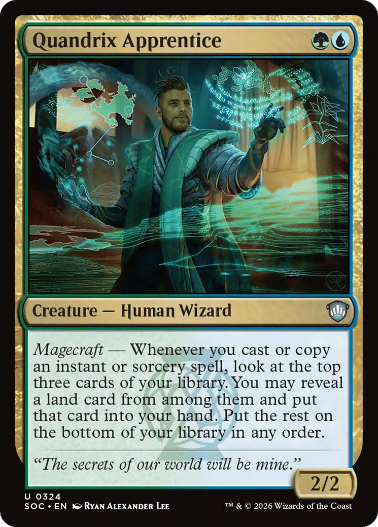 Quandrix Apprentice — Secrets of Strixhaven Commander — Magic: The Gathering