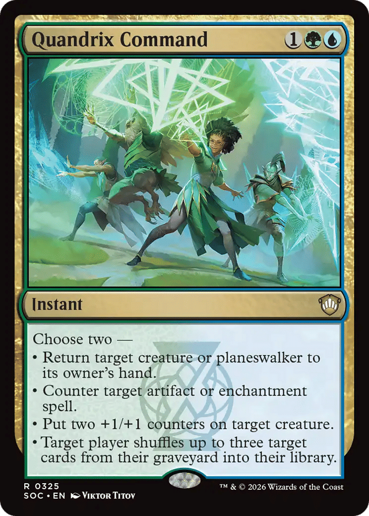 Quandrix Command — Secrets of Strixhaven Commander — Magic: The Gathering
