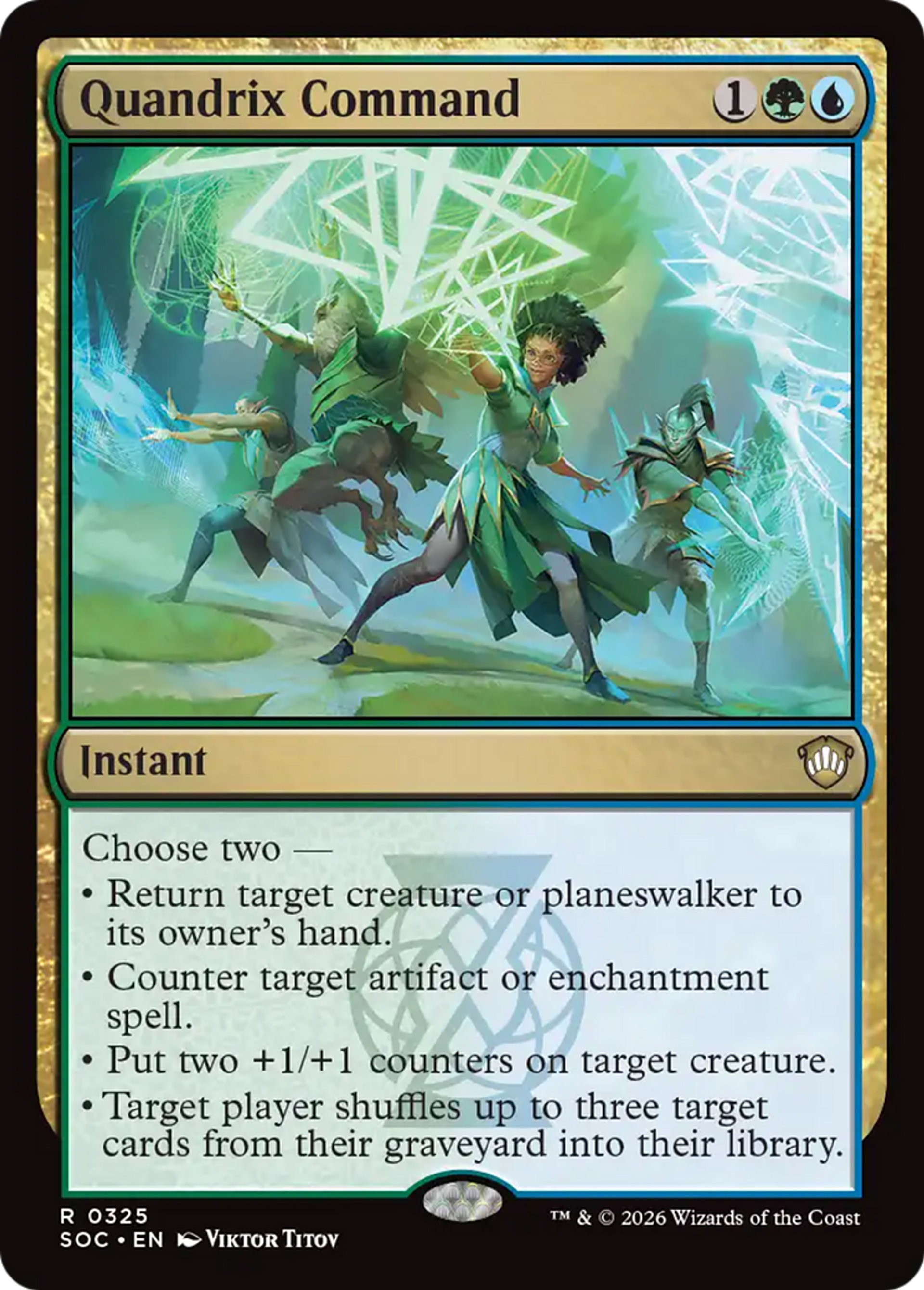 Commandement de Quandrix — Secrets of Strixhaven Commander — Magic: The Gathering
