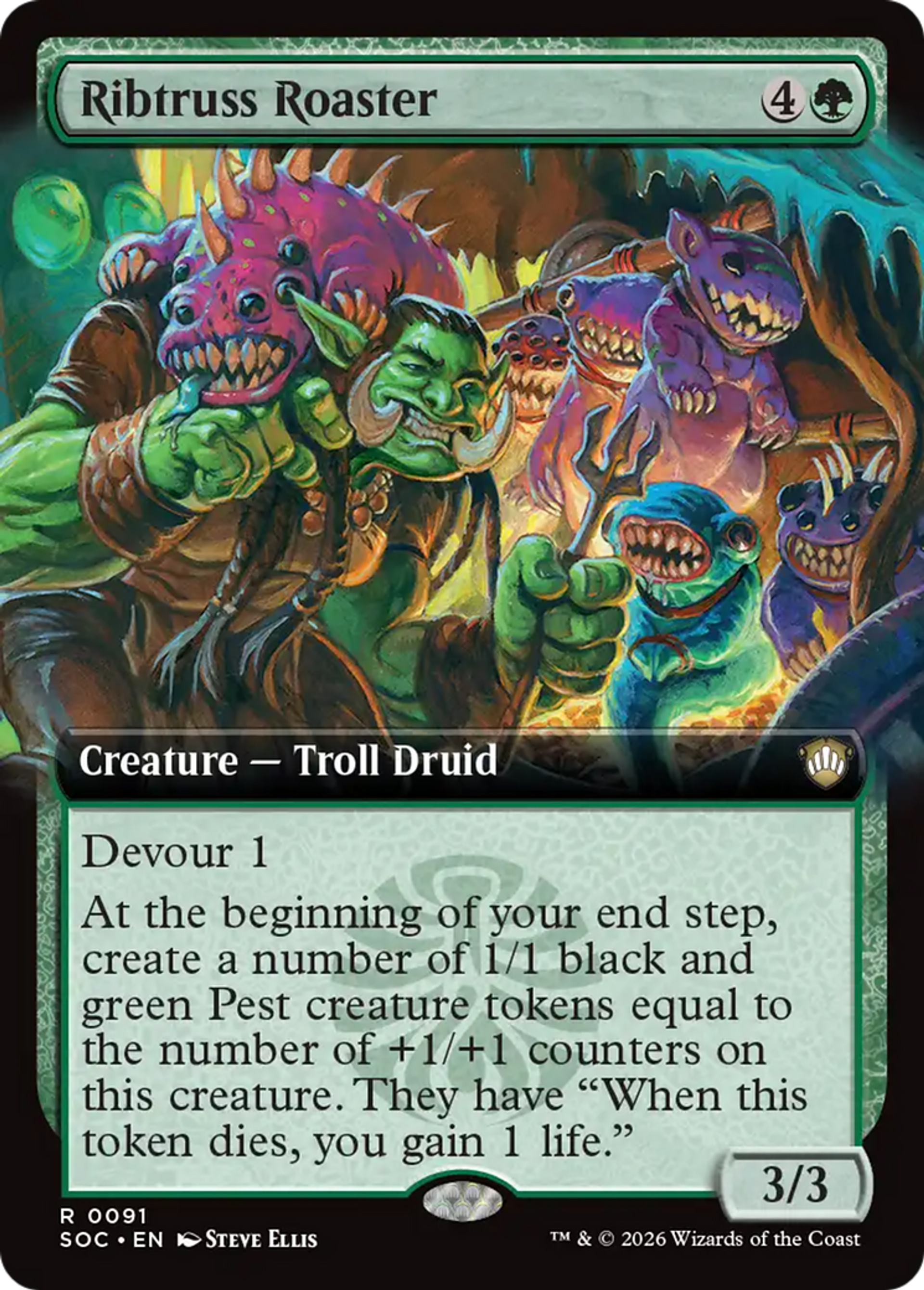 Rôtisseuse d'Antrethorax — Secrets of Strixhaven Commander — Magic: The Gathering