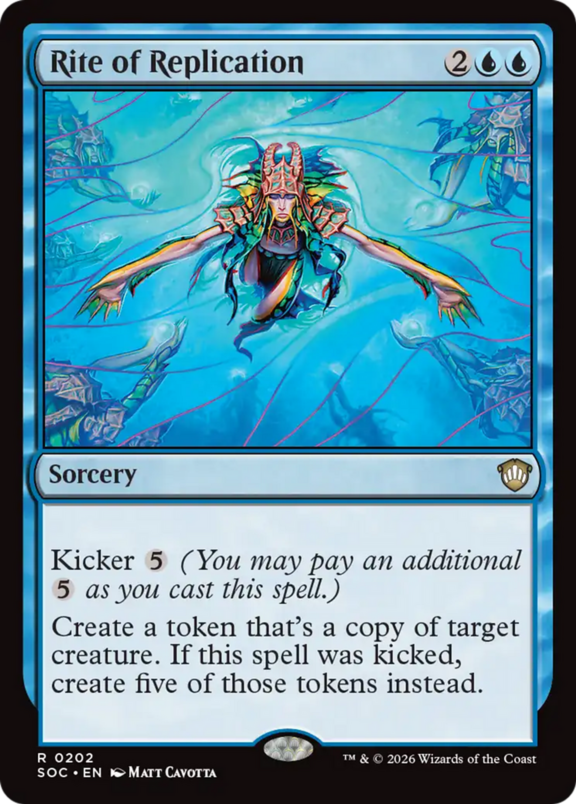 Rite de duplication — Secrets of Strixhaven Commander — Magic: The Gathering