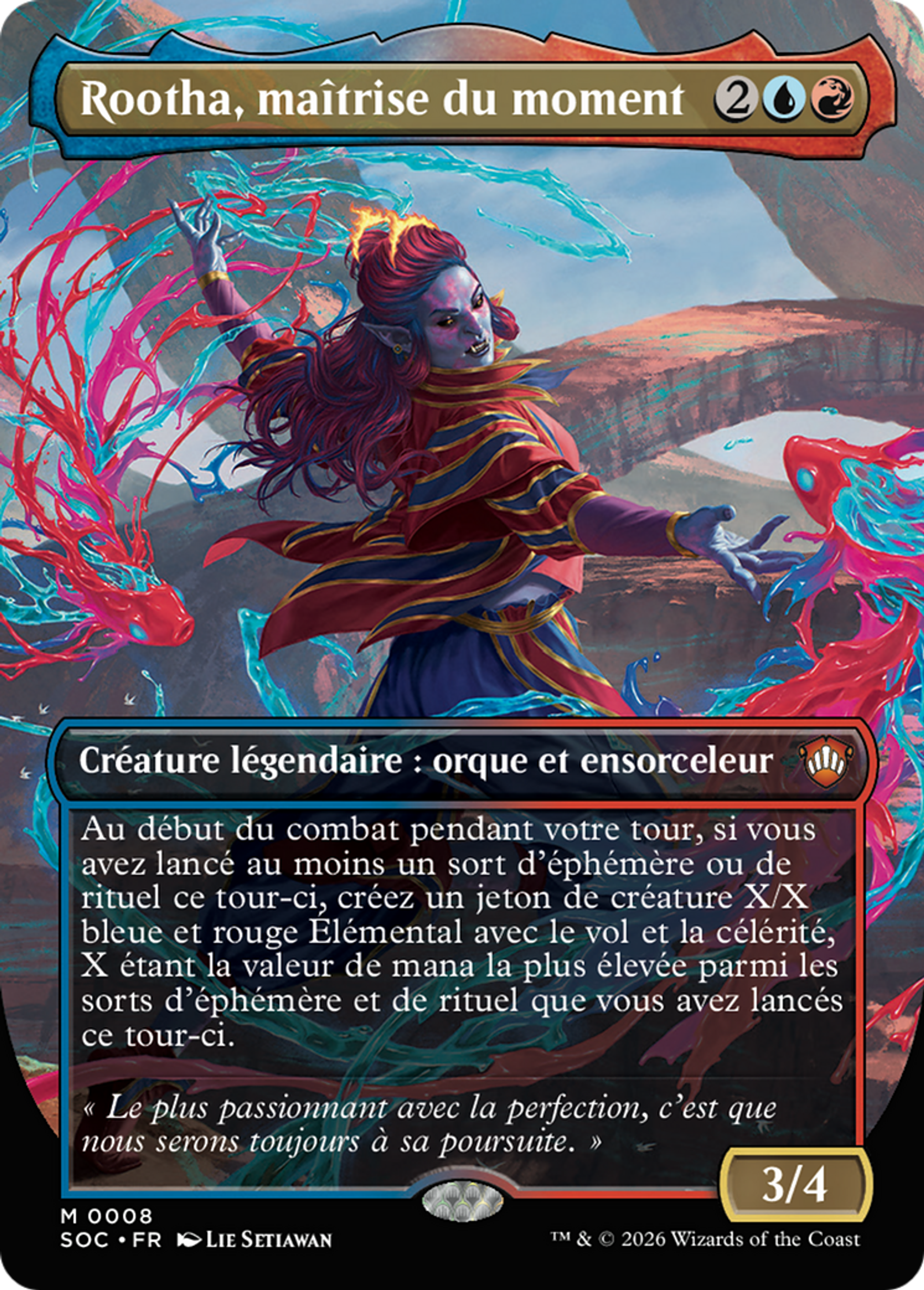 Rootha, maîtrise du moment — Secrets of Strixhaven Commander — Magic: The Gathering