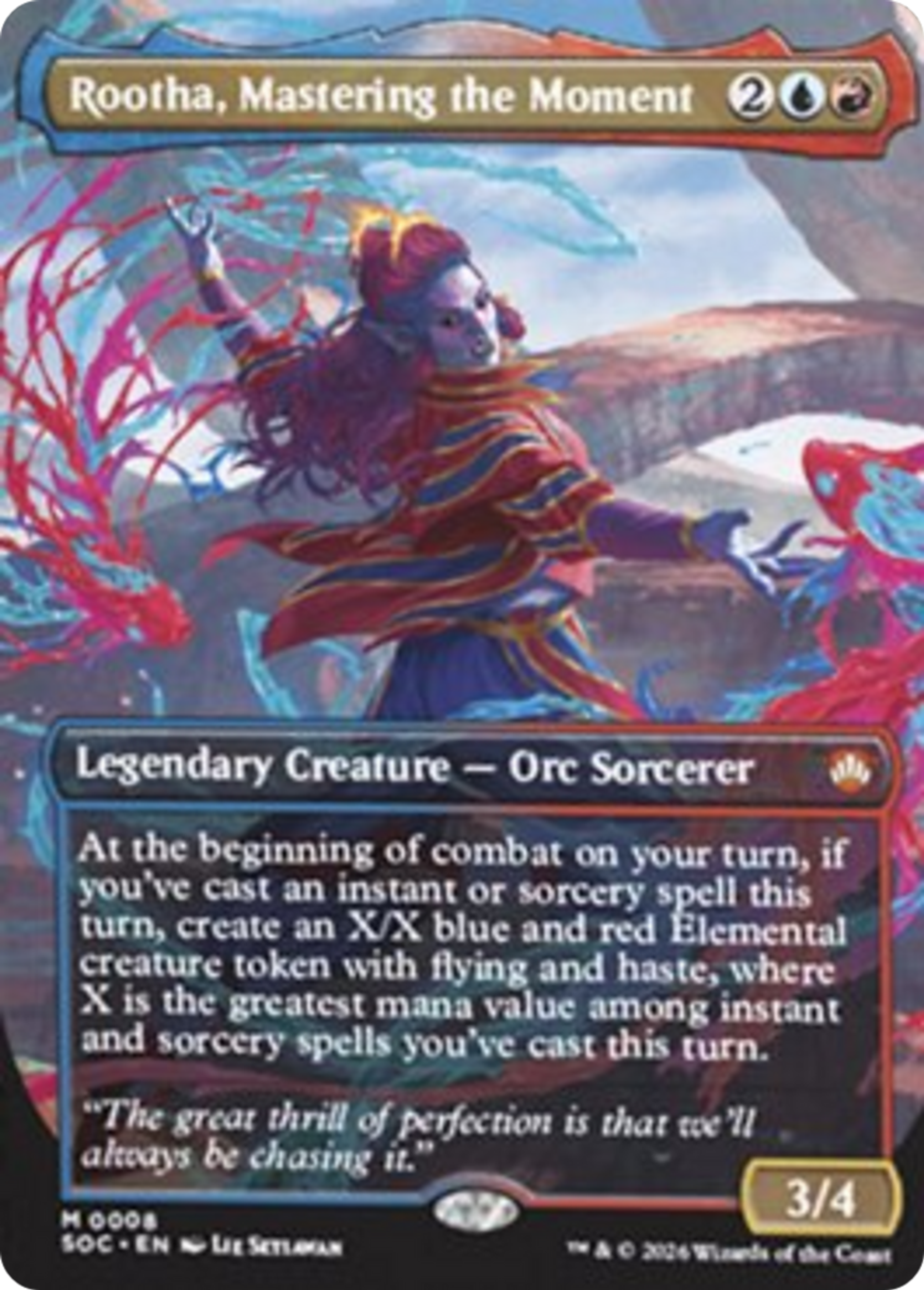 Rootha, Mastering the Moment — Secrets of Strixhaven Commander — Magic: The Gathering