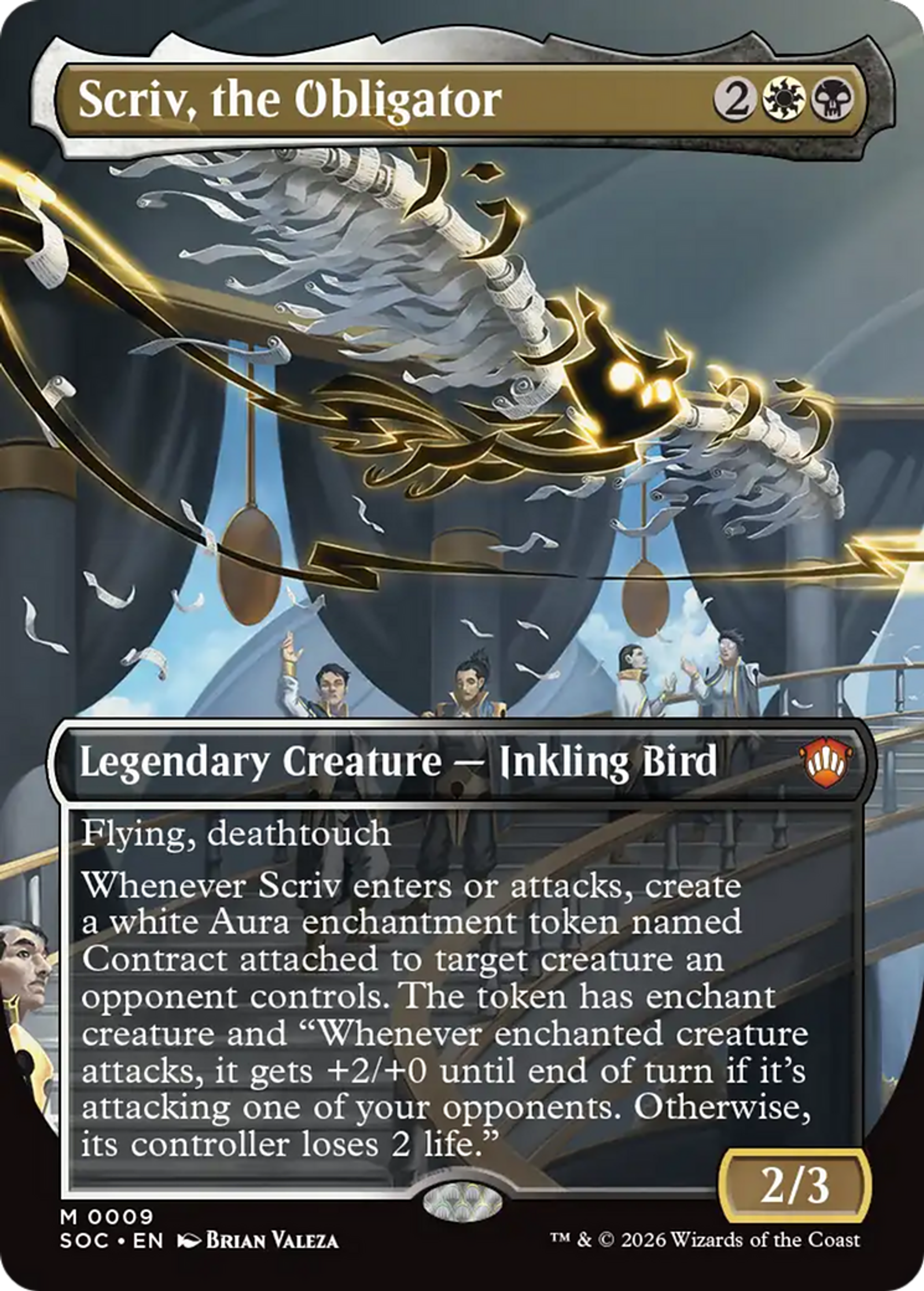 Scriv, the Obligator — Secrets of Strixhaven Commander — Magic: The Gathering
