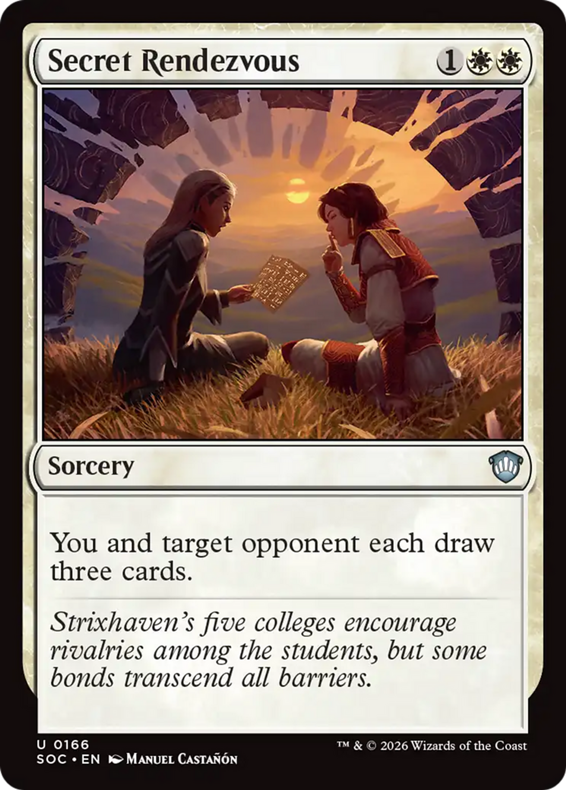 Rendez-vous secret — Secrets of Strixhaven Commander — Magic: The Gathering