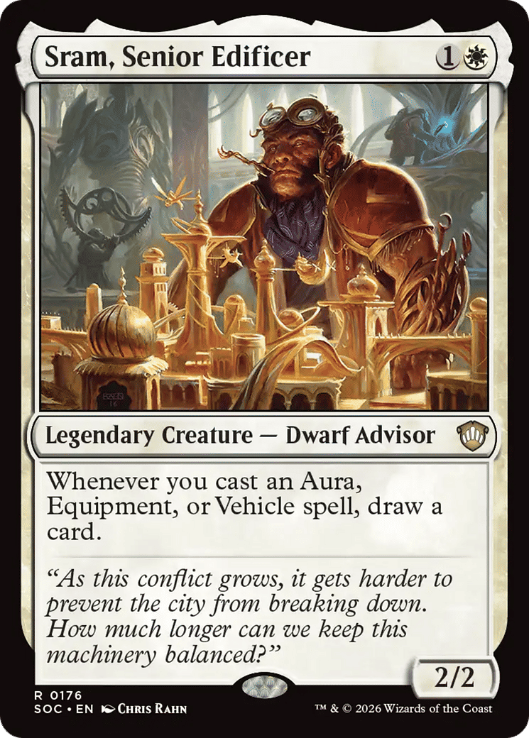 Sram, Senior Edificer — Secrets of Strixhaven Commander — Magic: The Gathering