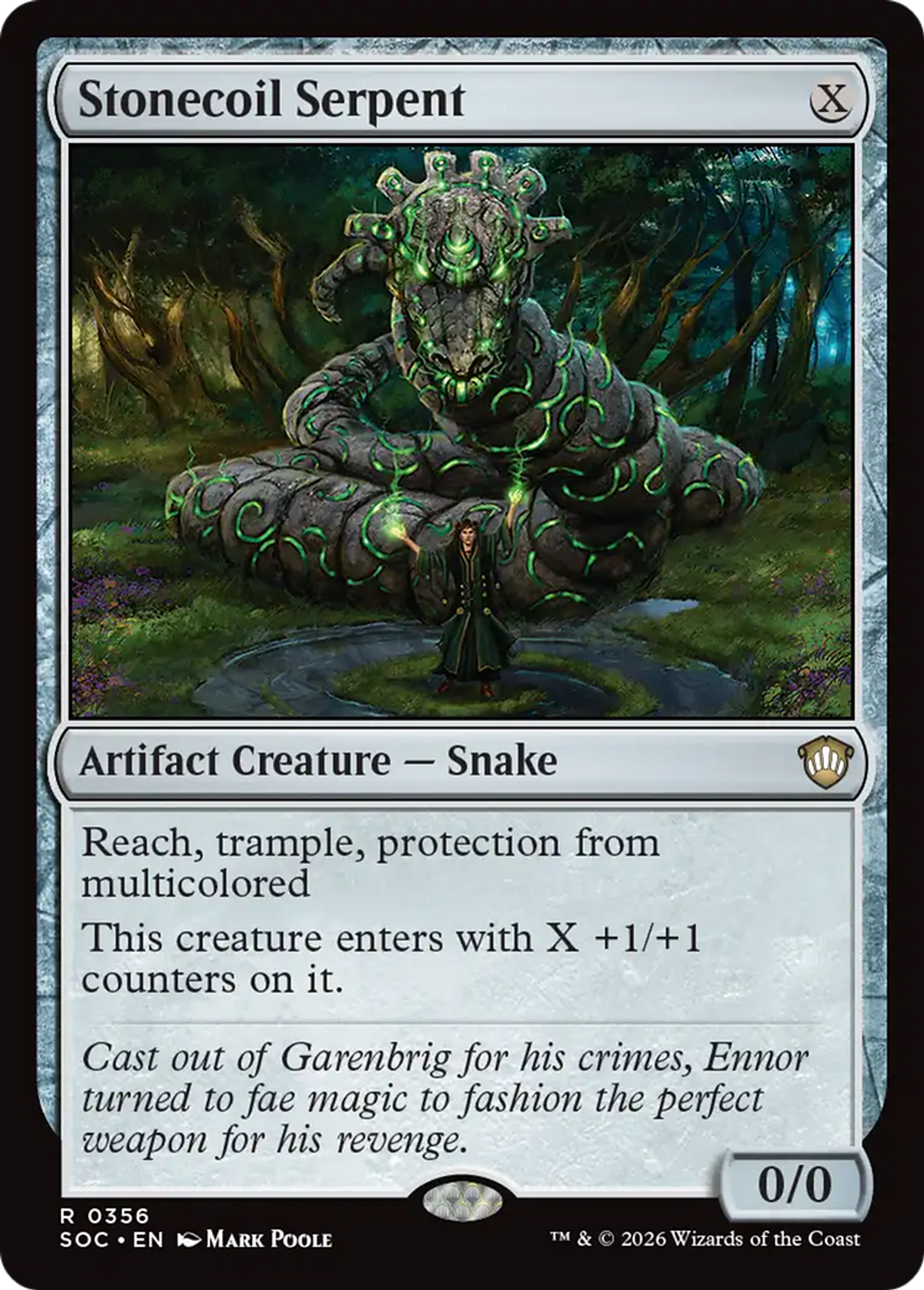 Grand serpent annoroc — Secrets of Strixhaven Commander — Magic: The Gathering