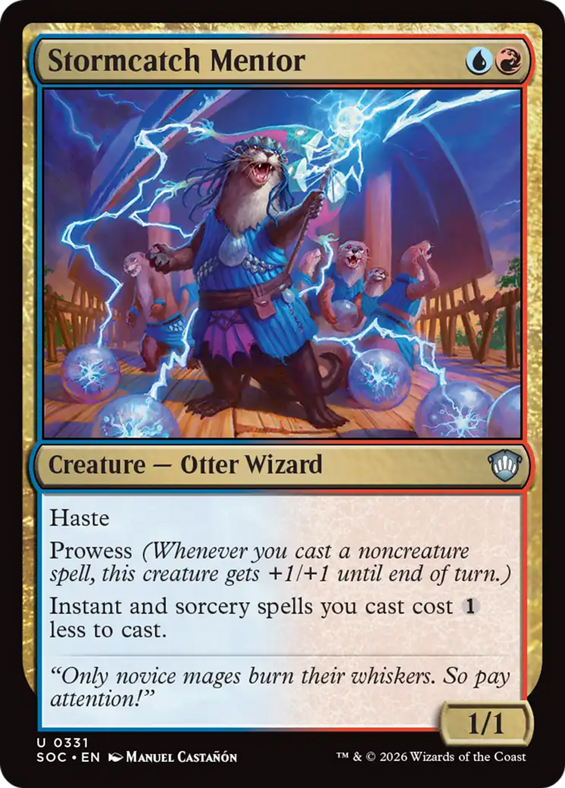 Mentor attrape-orage — Secrets of Strixhaven Commander — Magic: The Gathering