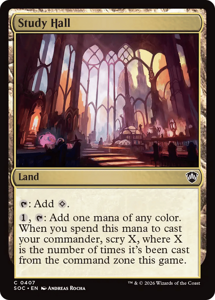 Study Hall — Secrets of Strixhaven Commander — Magic: The Gathering