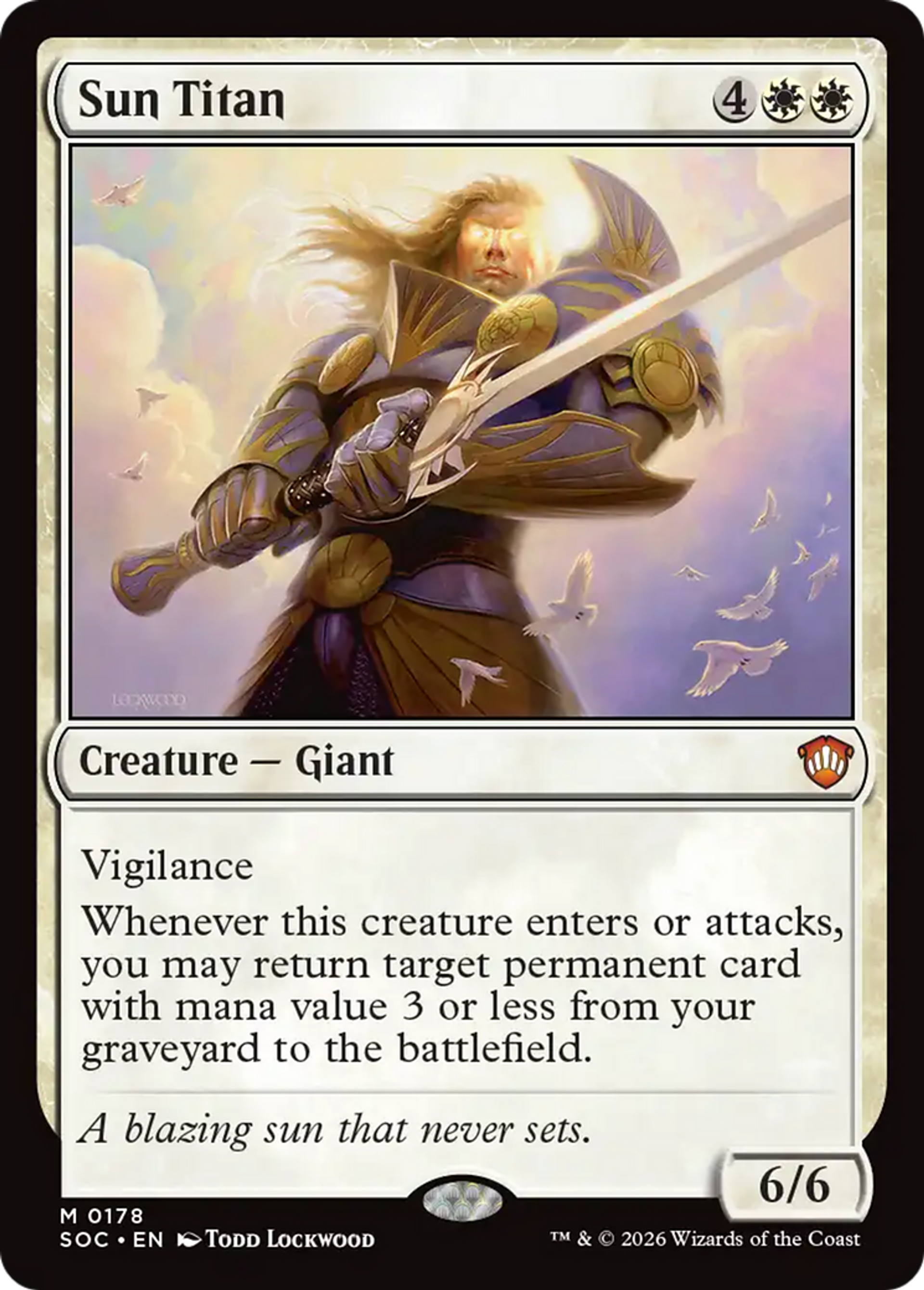 Titan solaire — Secrets of Strixhaven Commander — Magic: The Gathering