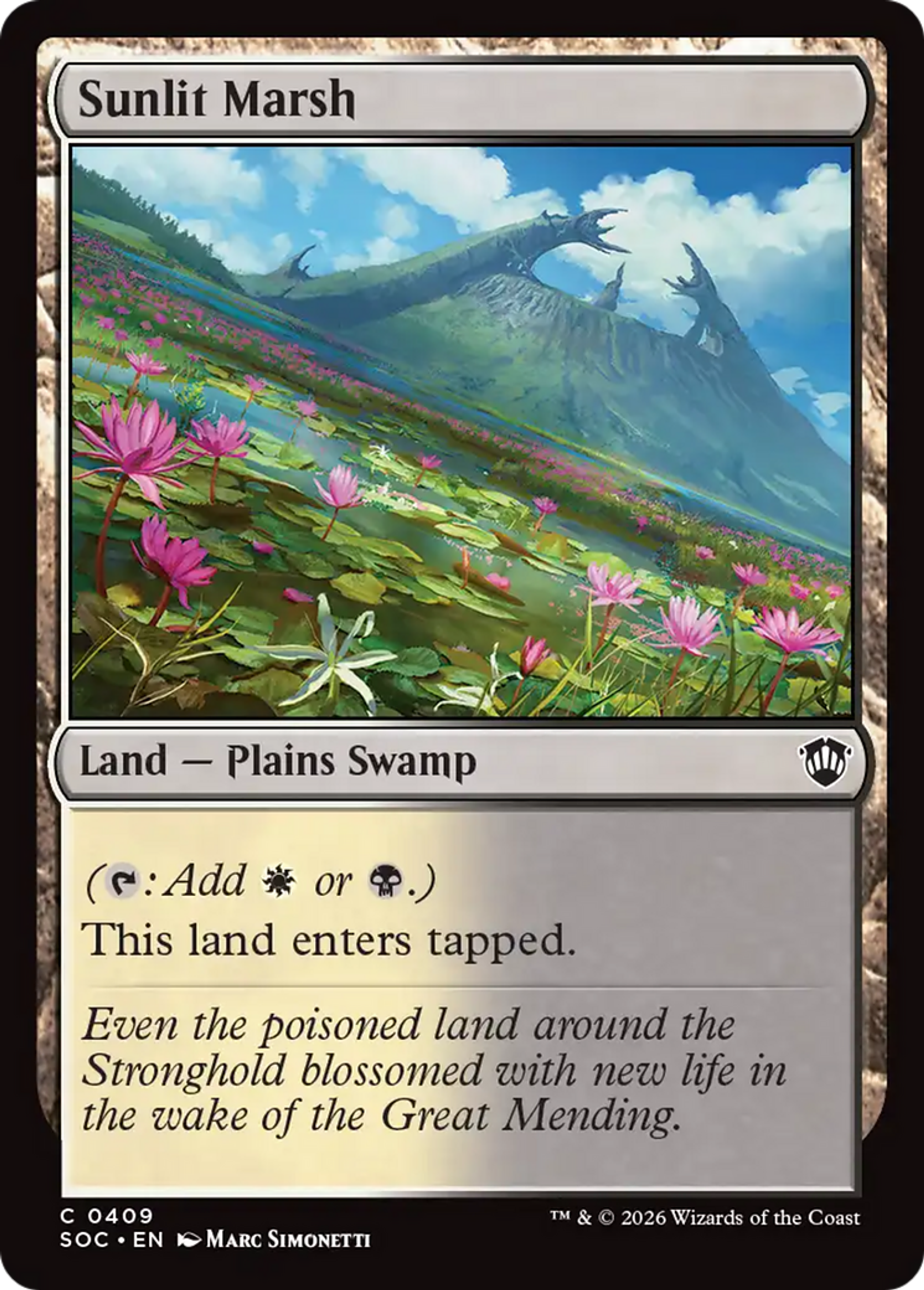 Sunlit Marsh — Secrets of Strixhaven Commander — Magic: The Gathering