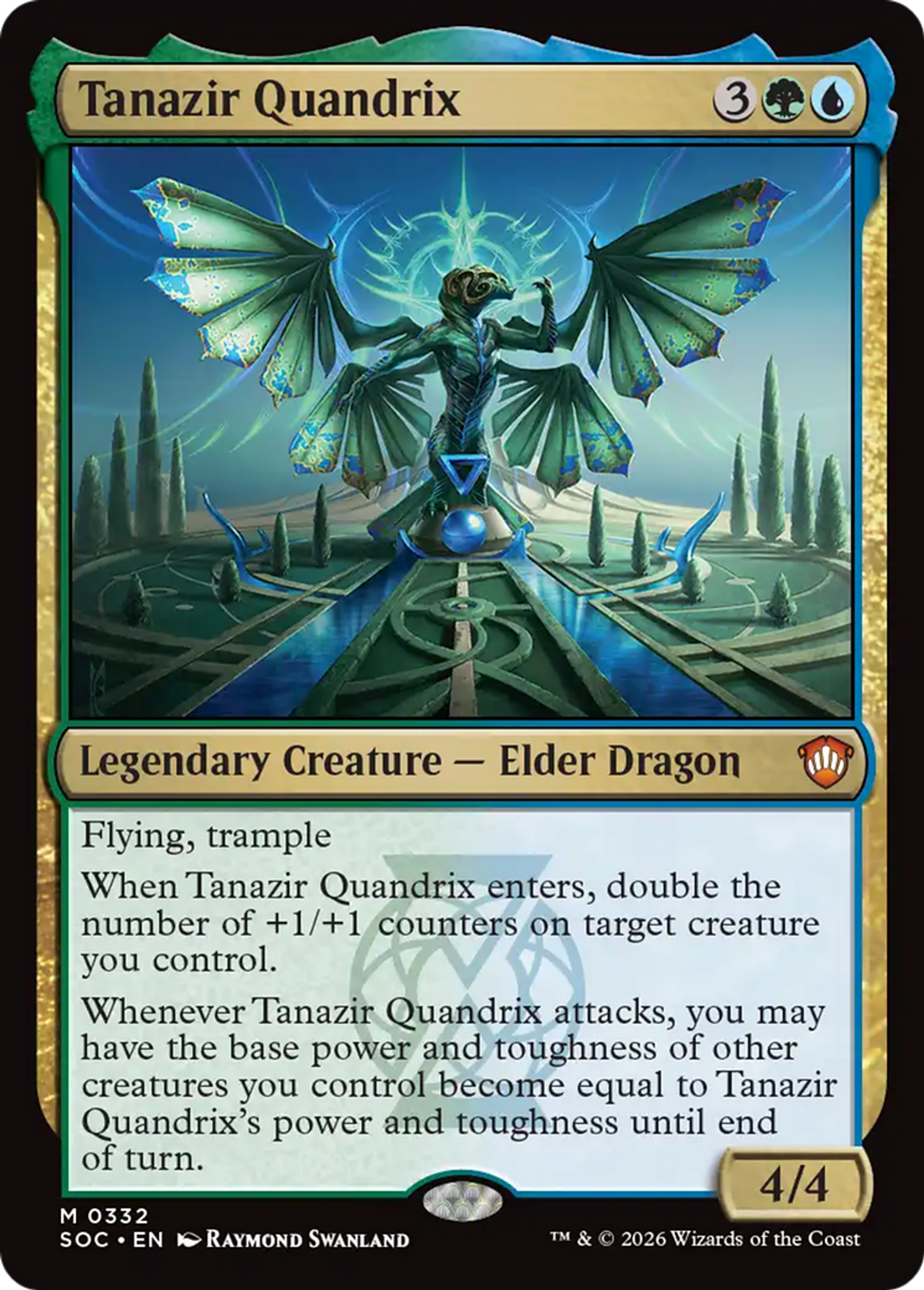 Tanazir Quandrix — Secrets of Strixhaven Commander — Magic: The Gathering