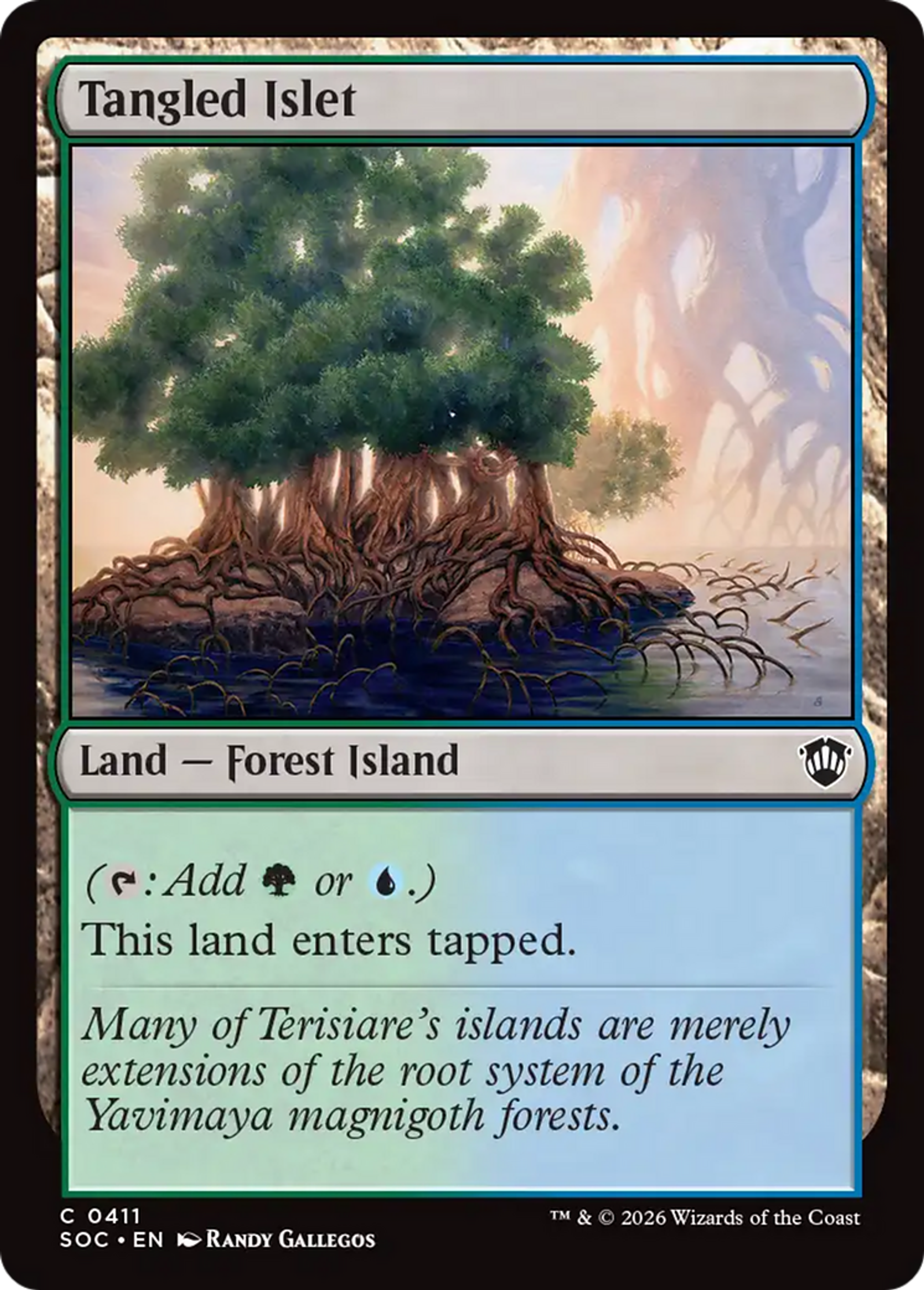 Tangled Islet — Secrets of Strixhaven Commander — Magic: The Gathering